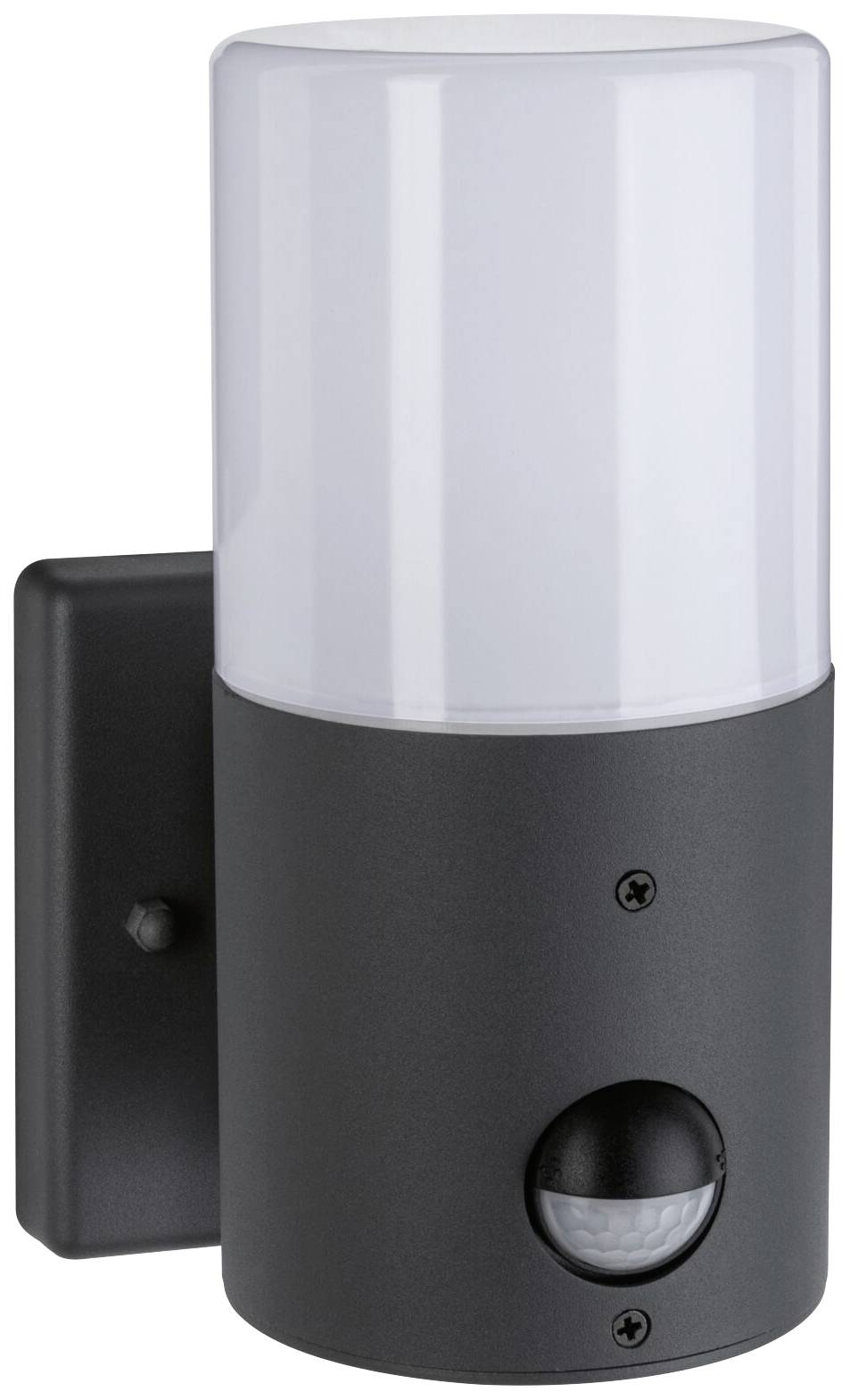 Paulmann Outd 230V Wandl Tubs PIR grau 94648 Außenwandleuchte mit Bewegungsmelder E27