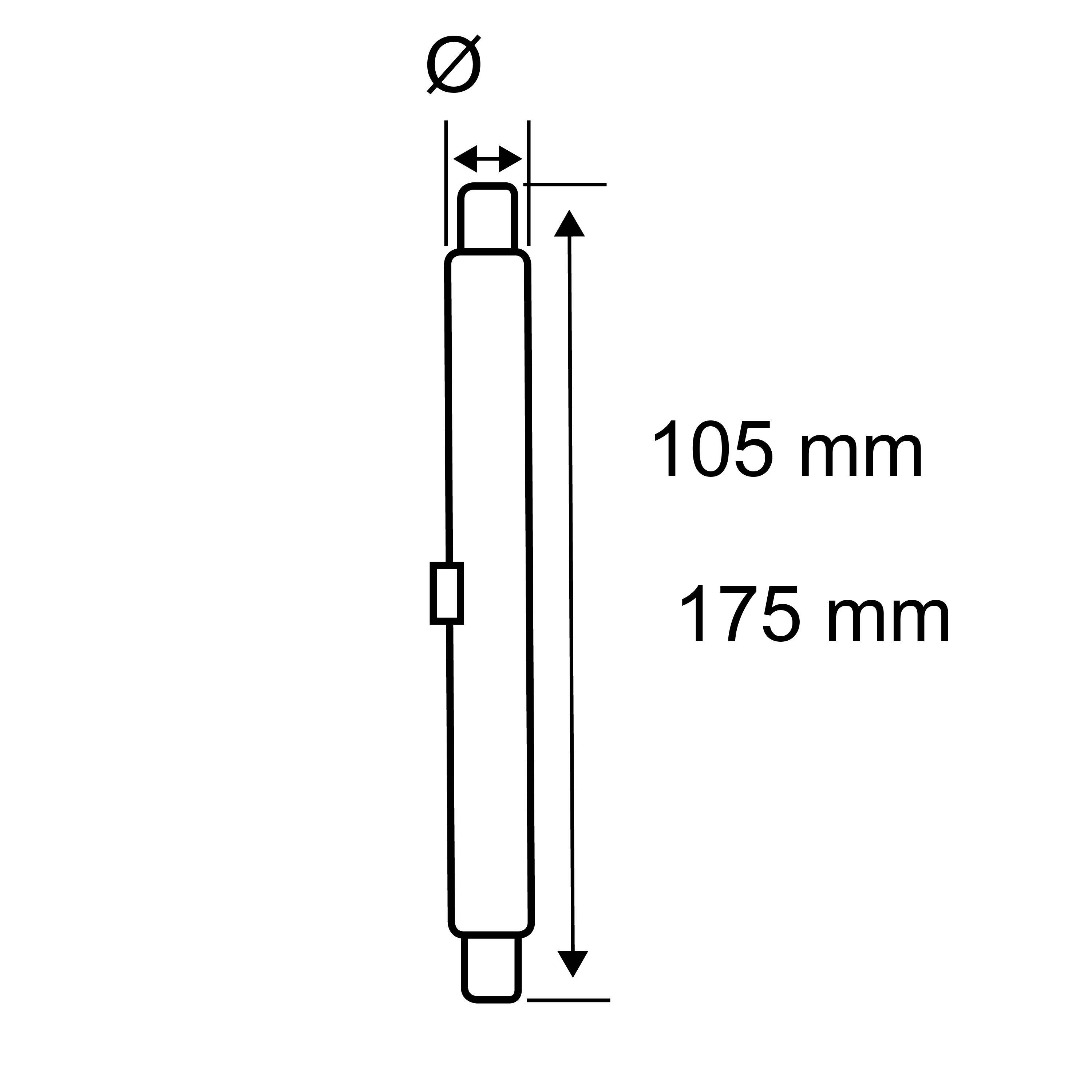 Paulmann Outd 230V Wandl Tubs grau 94649 Außenstandleuchte E27 Grau