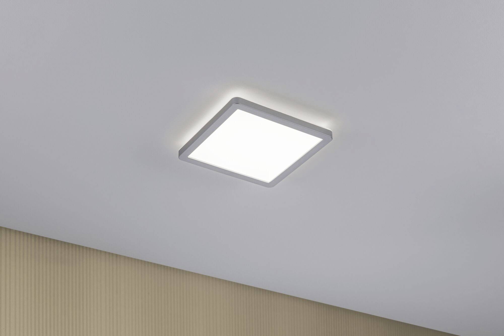 Paulmann 71007 P Atria Shine 11,2W 4000K 190x190 ch m K LED-Deckenleuchte 11.2W Chrom (matt)