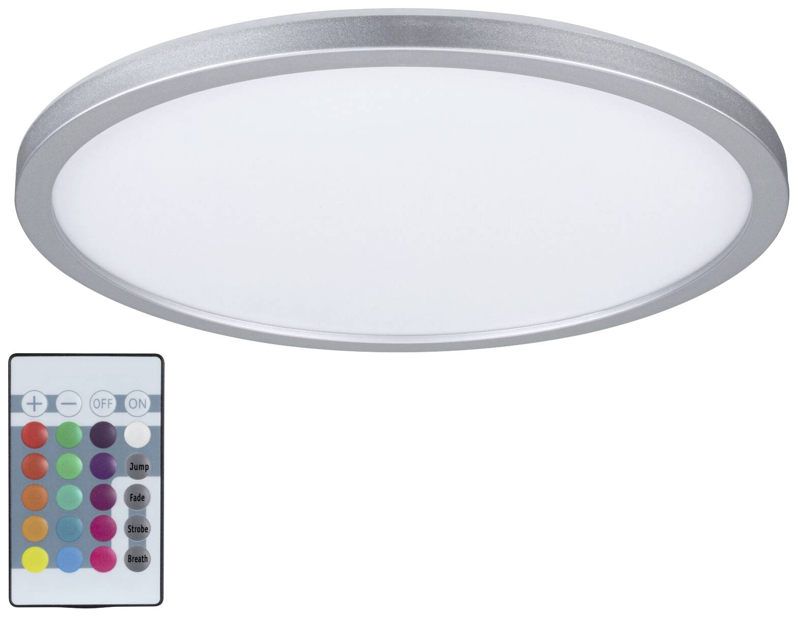 Paulmann 71018 P Atria Shine 12W RGBW 293mm chr mt Ks LED-Deckenleuchte 12W Chrom (matt)