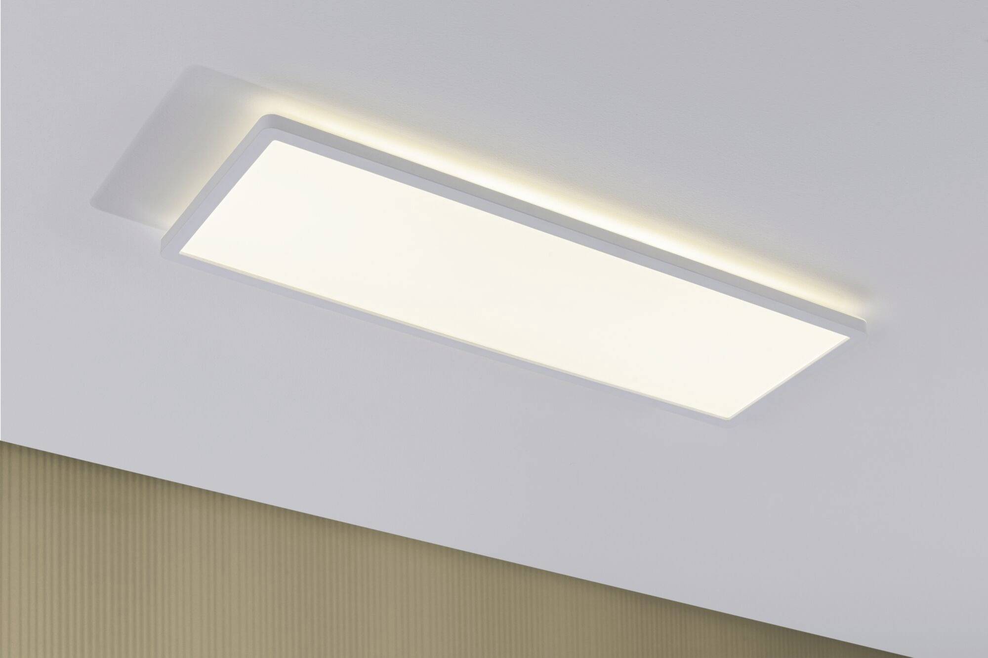 Paulmann 79925 P Atria Shine 22W 3000K 580x200mm ws Kst LED-Deckenleuchte 22W Weiß