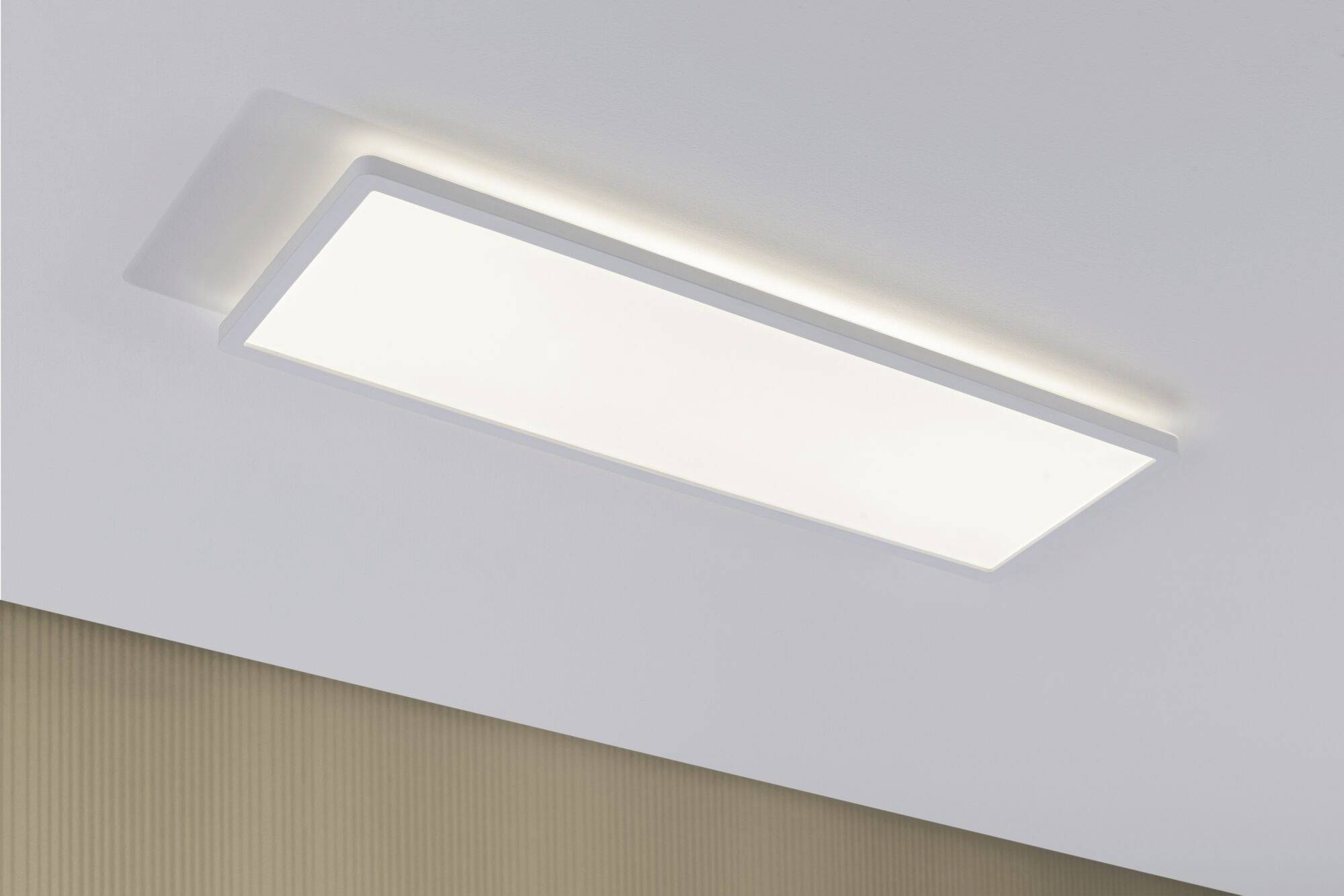 Paulmann 79926 P Atria Shine 22W 4000K 580x200mm ws Kst LED-Deckenleuchte 22W Weiß