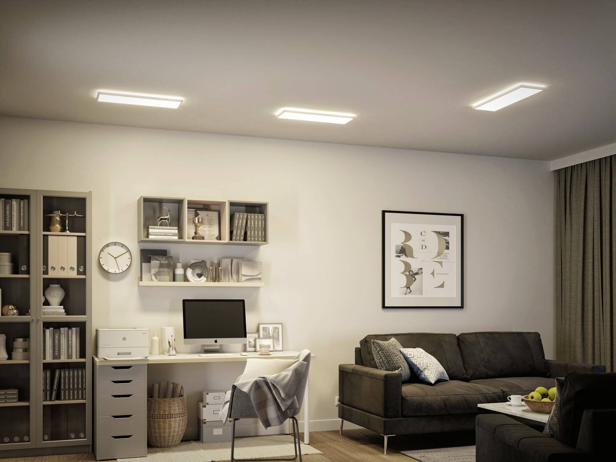 Paulmann 79927 P Atria Shine 22W Wswitch 580x200mm Ws LED-Deckenleuchte 22W Weiß