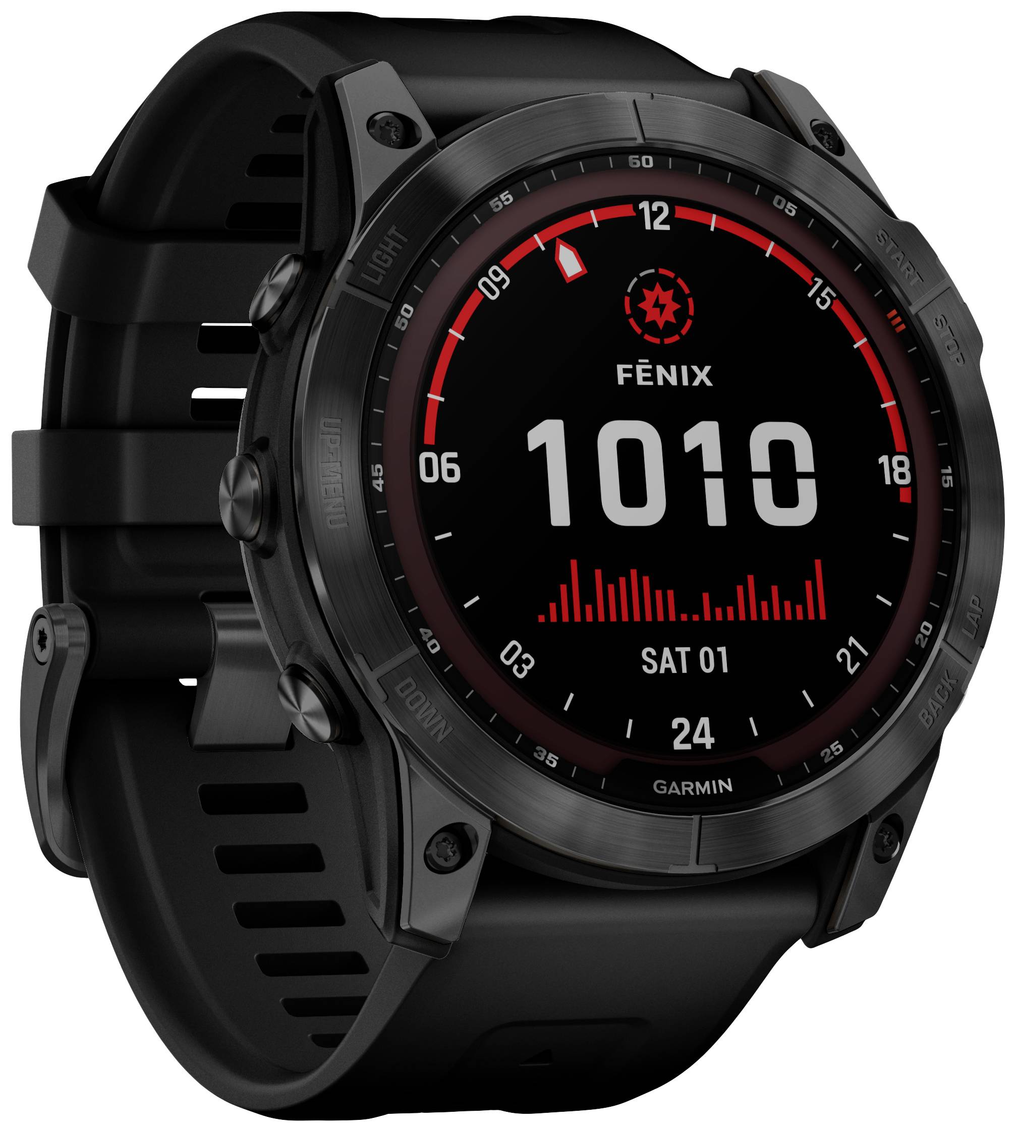 Garmin FENIX® 7X SOLAR Smartwatch 35 mm Schwarz