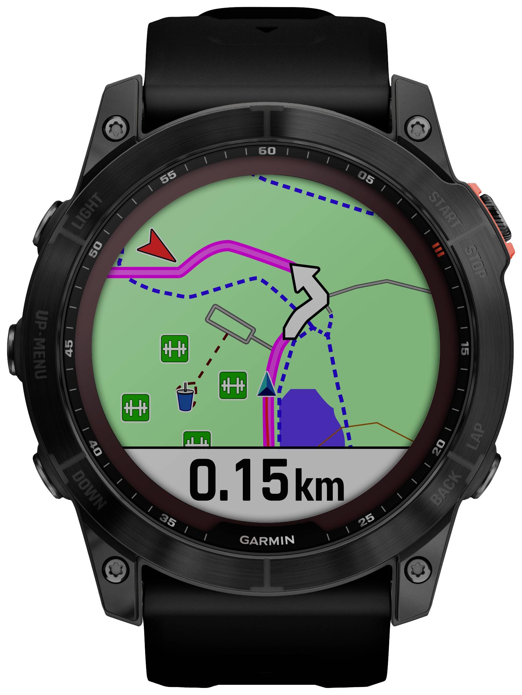 Garmin FENIX® 7X SOLAR Smartwatch Schwarz
