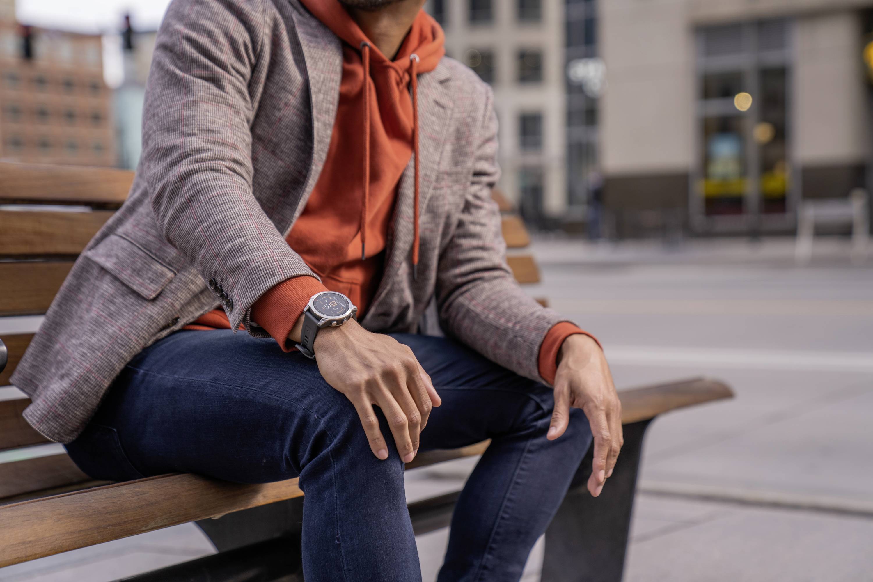 Garmin EPIX™ Smartwatch 33 mm Schiefer-Grau (State Gray)