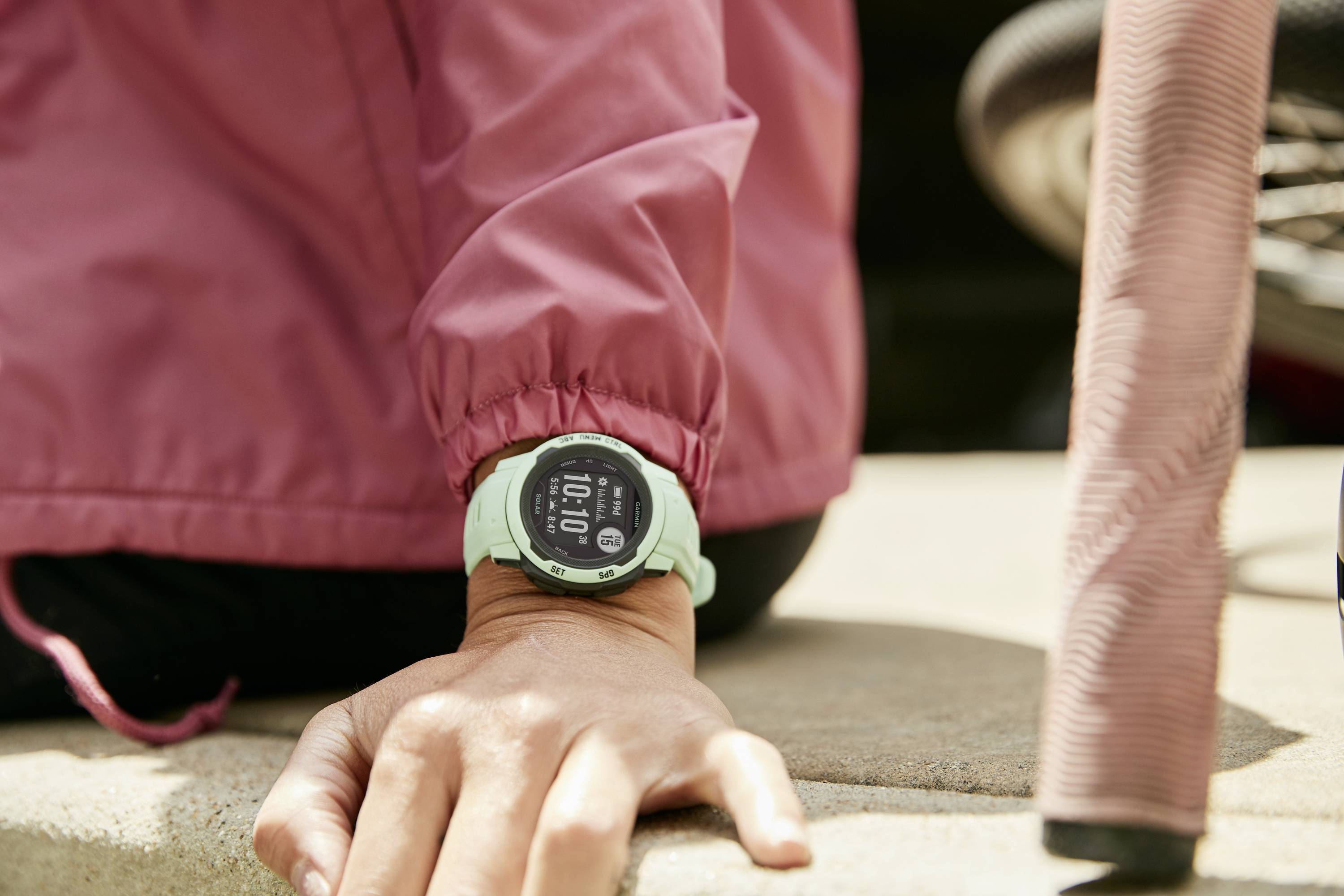 Garmin INSTINCT® 2S SOLAR Smartwatch Schiefer-Grau