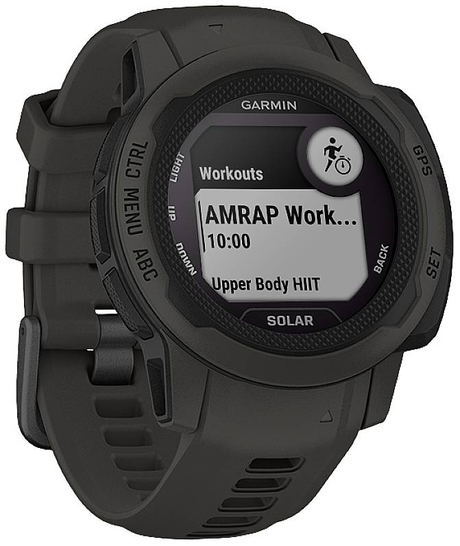Garmin INSTINCT® 2S SOLAR Smartwatch Schiefer-Grau