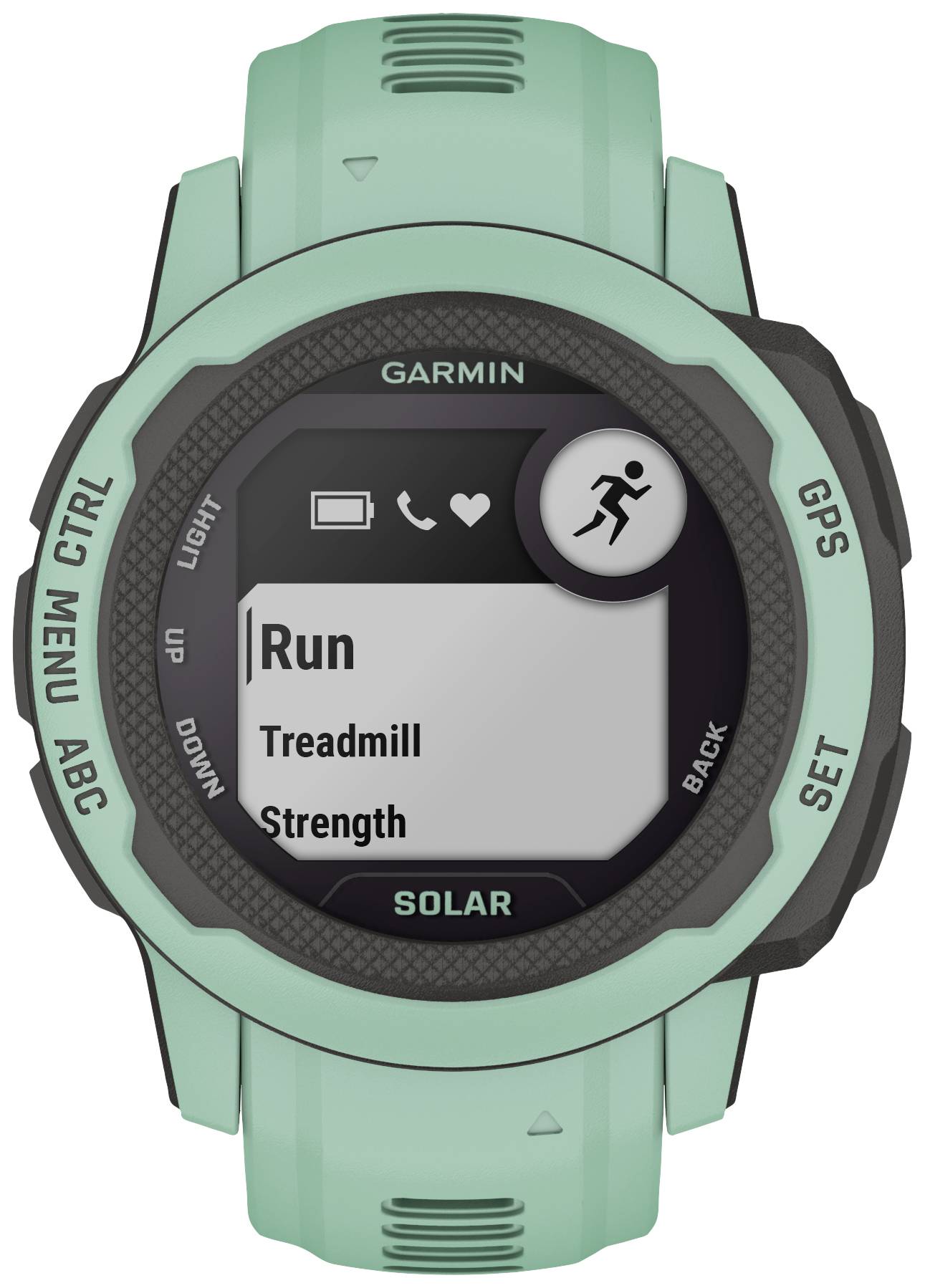 Garmin INSTINCT® 2S SOLAR Smartwatch Pastell-Grün