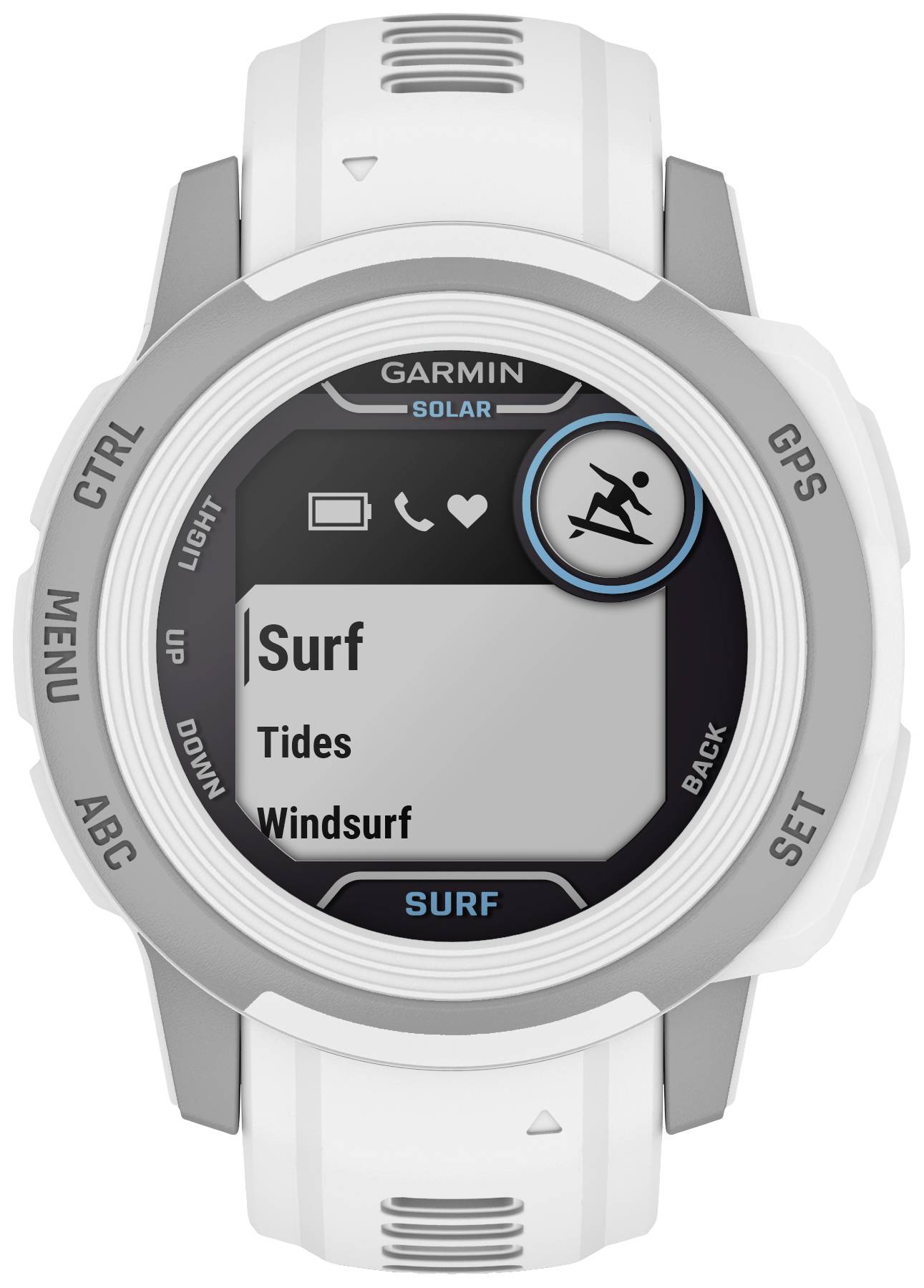 Garmin INSTINCT® 2S SOLAR SURF EDITION Smartwatch Weiß