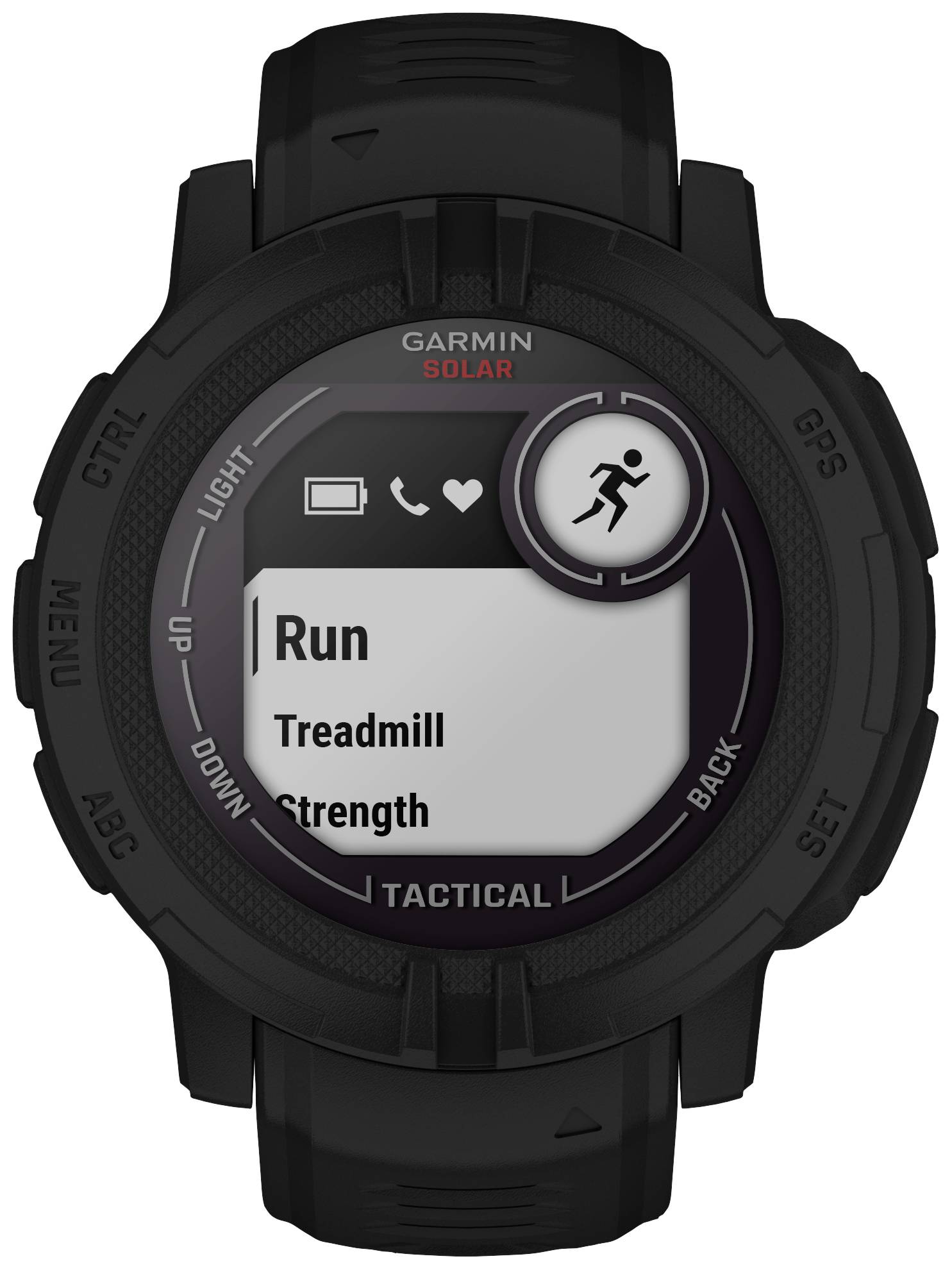 Garmin INSTINCT® 2 SOLAR TACTICAL EDITION Smartwatch Schwarz