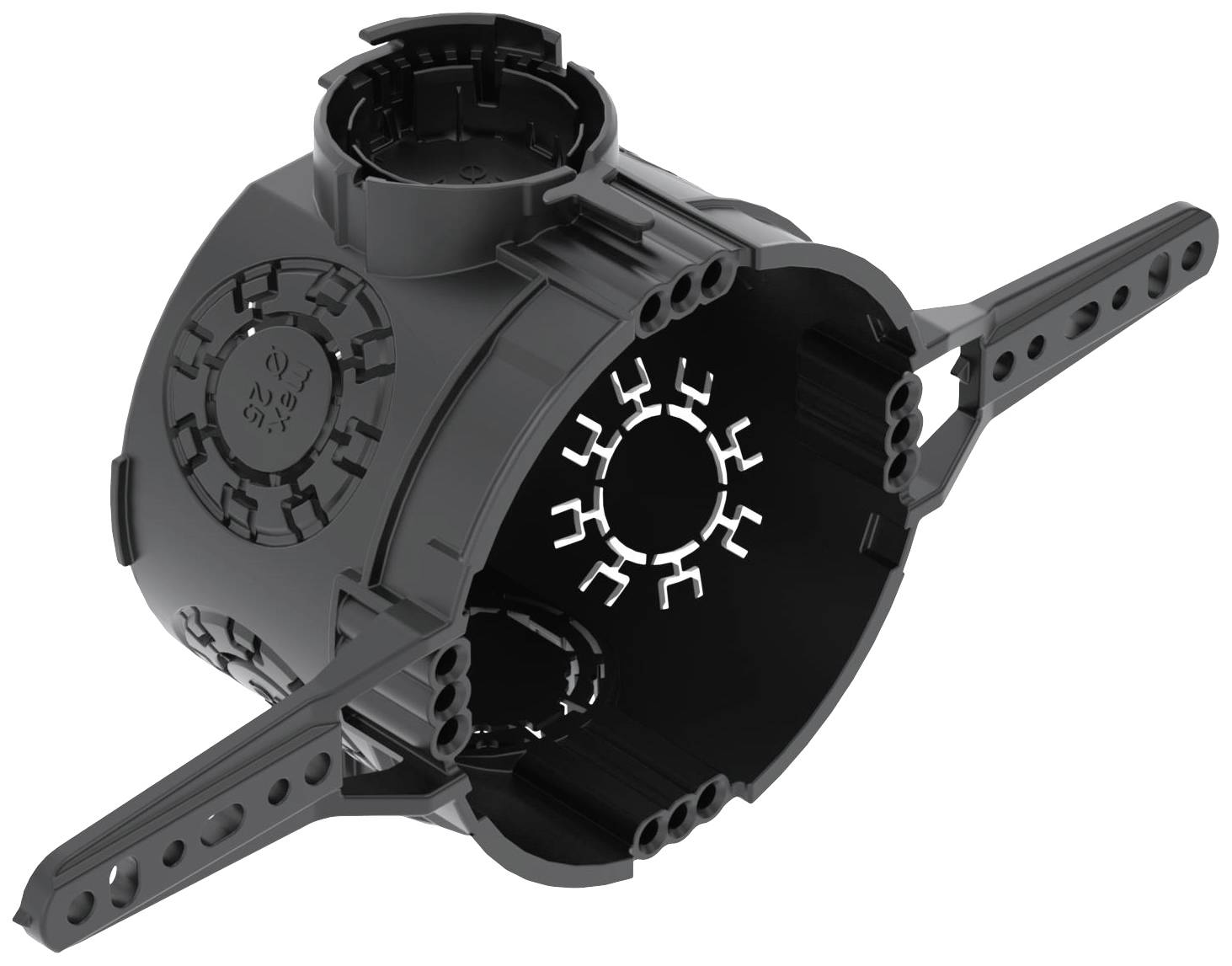 OBO Bettermann 2003714 Gerätedose mit Nagellaschen (Ø x T) 60mm x 46mm 25St.