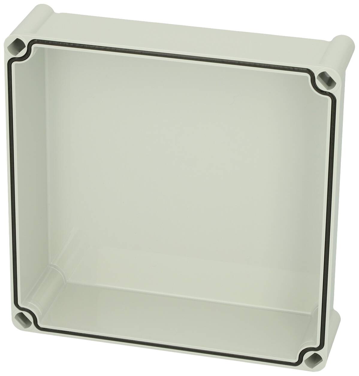 Fibox Cover, PC Grey 3730558 Universal-Gehäuse 280 x 280 x 80 Polycarbonat Lichtgrau (RAL 7035) 1St.