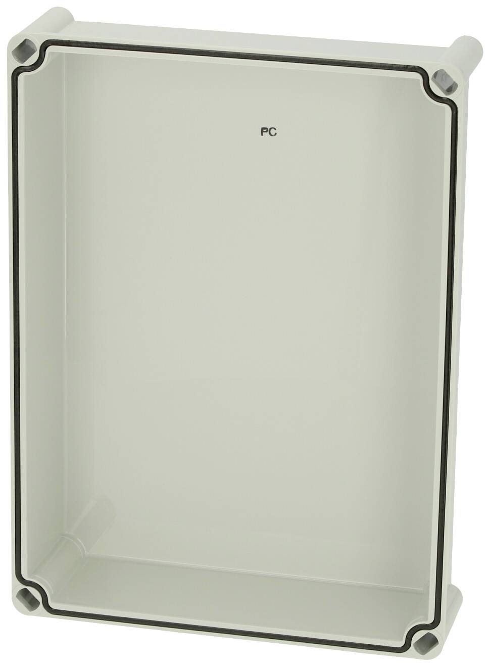 Fibox Cover, PC Grey 3730559 Universal-Gehäuse 380 x 280 x 80 Polycarbonat Lichtgrau (RAL 7035) 1St.