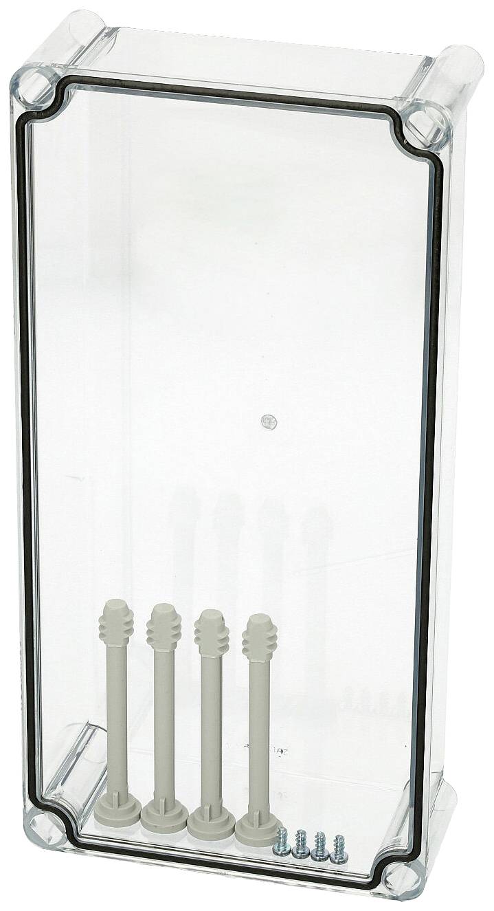 Fibox Cover, PC Transparent 3720557 Universal-Gehäuse 380 x 190 x 80 Polycarbonat Lichtgrau (RAL 7035) 1St.