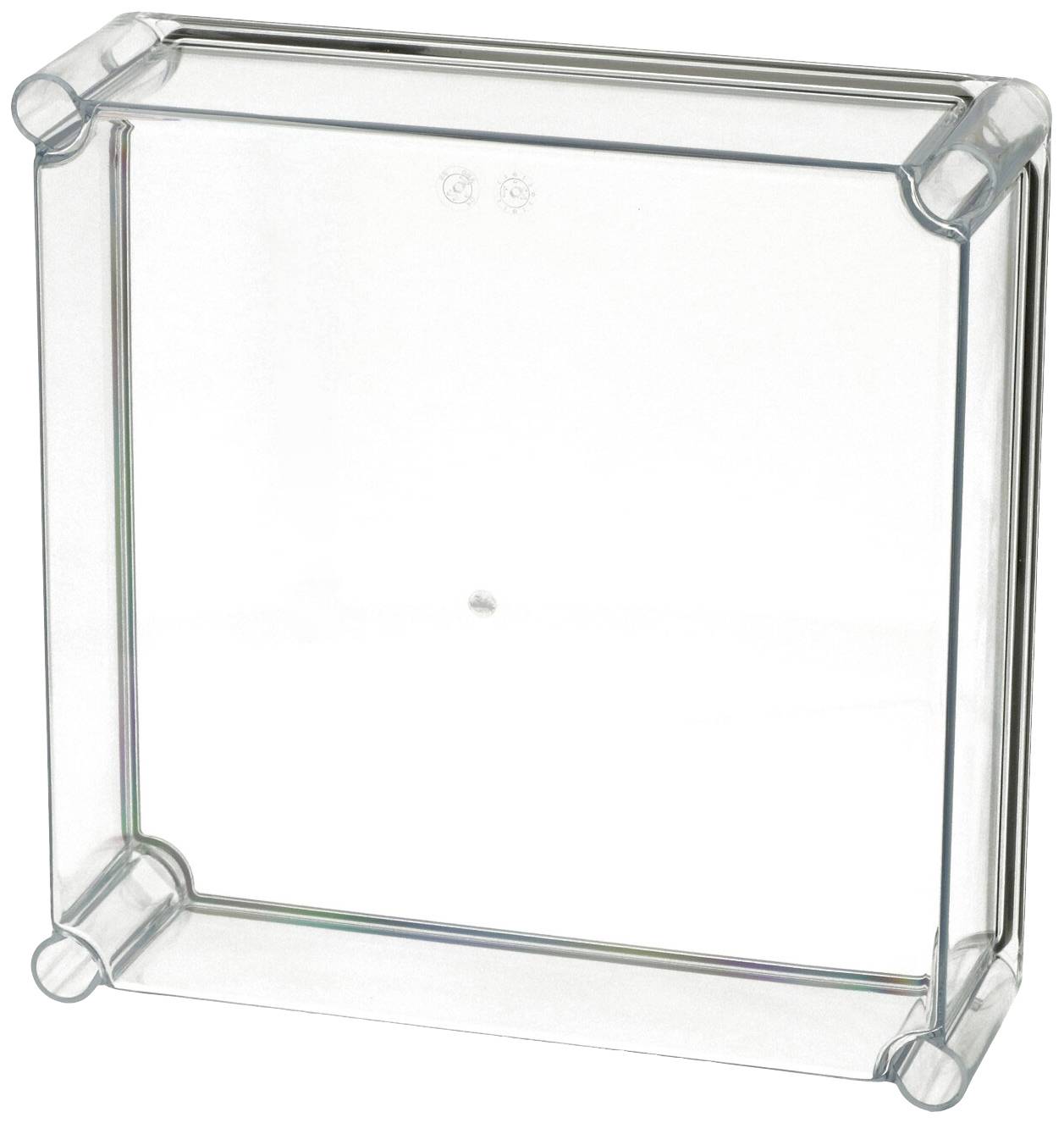 Fibox Cover, PC Transparent 3720558 Universal-Gehäuse 280 x 280 x 80 Polycarbonat Lichtgrau (RAL 7035) 1St.