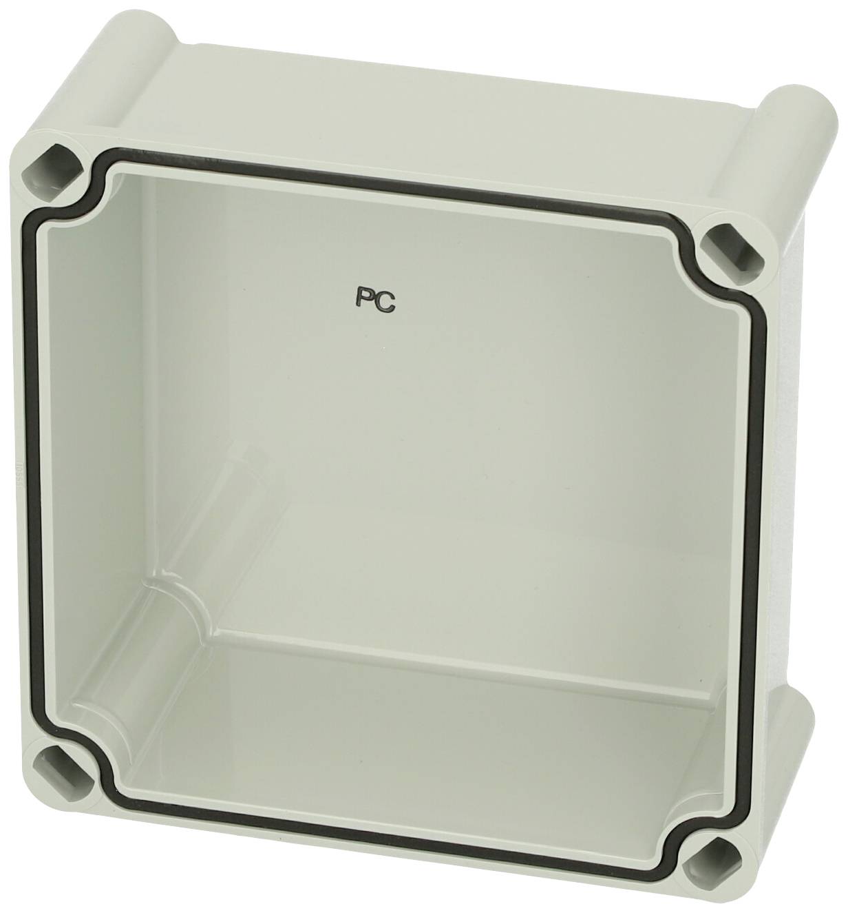 Fibox Cover, PC Grey 3730555 Universal-Gehäuse 190 x 190 x 80 Polycarbonat Lichtgrau (RAL 7035) 1St.
