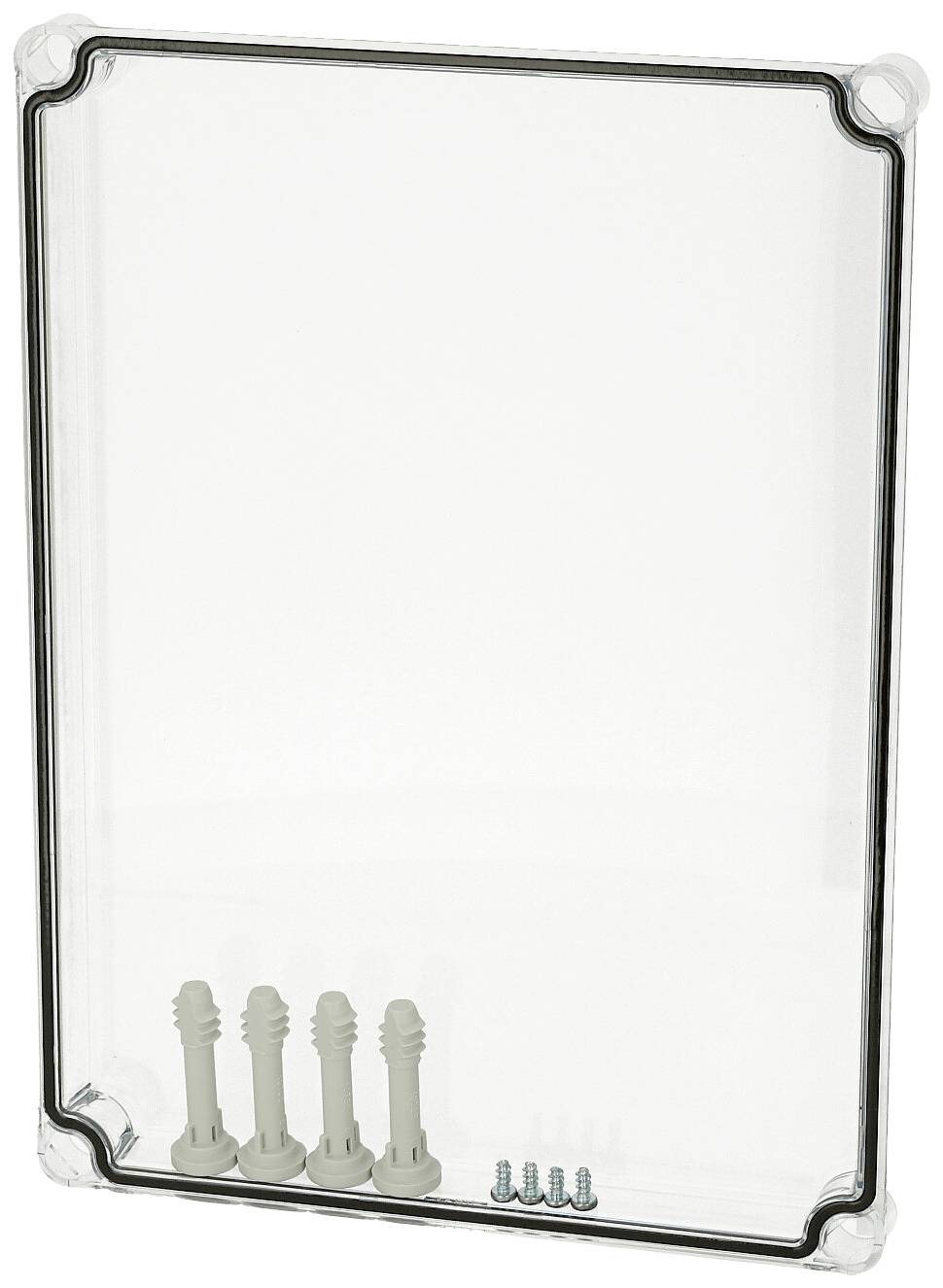 Fibox Cover, PC Transparent 3720143 Universal-Gehäuse 380 x 280 x 30 Polycarbonat Lichtgrau (RAL 7035) 1St.