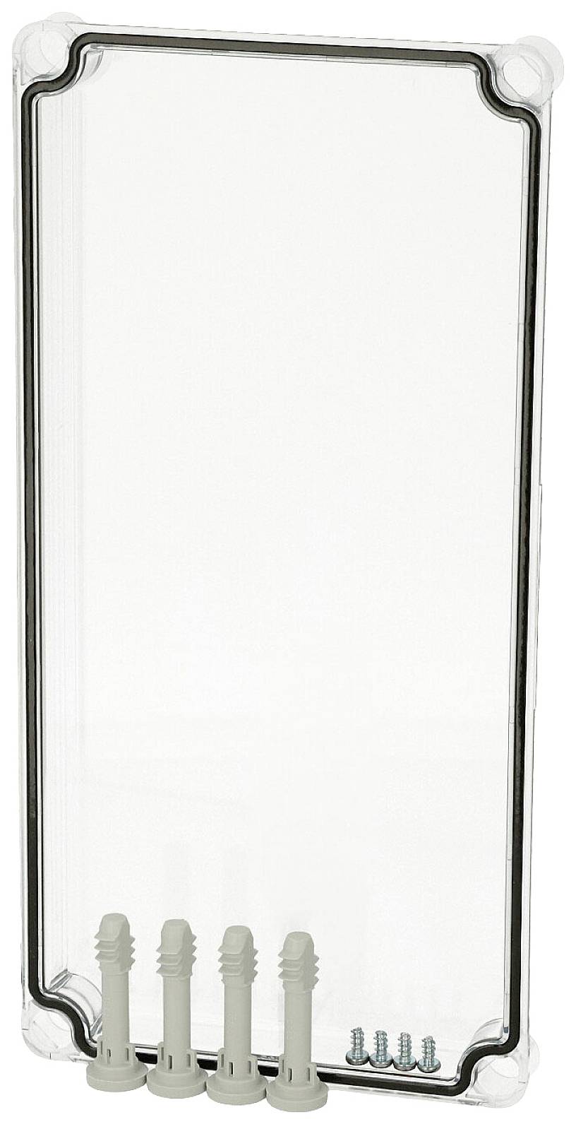 Fibox Cover, PC Transparent 3720145 Universal-Gehäuse 380 x 190 x 30 Polycarbonat Lichtgrau (RAL 7035) 1St.