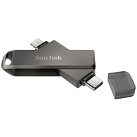 SanDisk iXpand® Luxe USB-Stick 64GB Schwarz SDIX70N-064G-GN6NN Apple Lightning, USB-C® (USB 3.1 Gen 1) SanDisk iXpand® Luxe USB-Stick 64GB Schwarz SDIX70N-064G-GN6NN Apple Lightning, USB-C® (USB 3.1 Gen 1)