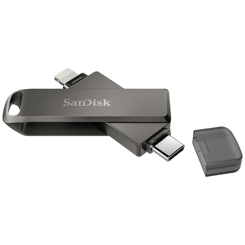 SanDisk iXpand® Luxe USB-Stick 64GB Schwarz SDIX70N-064G-GN6NN Apple Lightning, USB-C® (USB 3.1 Gen 1) SanDisk iXpand® Luxe USB-Stick 64GB Schwarz SDIX70N-064G-GN6NN Apple Lightning, USB-C® (USB 3.1 Gen 1)