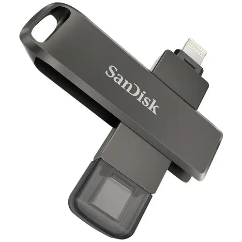 SanDisk iXpand® Luxe USB-Stick 64GB Schwarz SDIX70N-064G-GN6NN Apple Lightning, USB-C® (USB 3.1 Gen 1) SanDisk iXpand® Luxe USB-Stick 64GB Schwarz SDIX70N-064G-GN6NN Apple Lightning, USB-C® (USB 3.1 Gen 1)