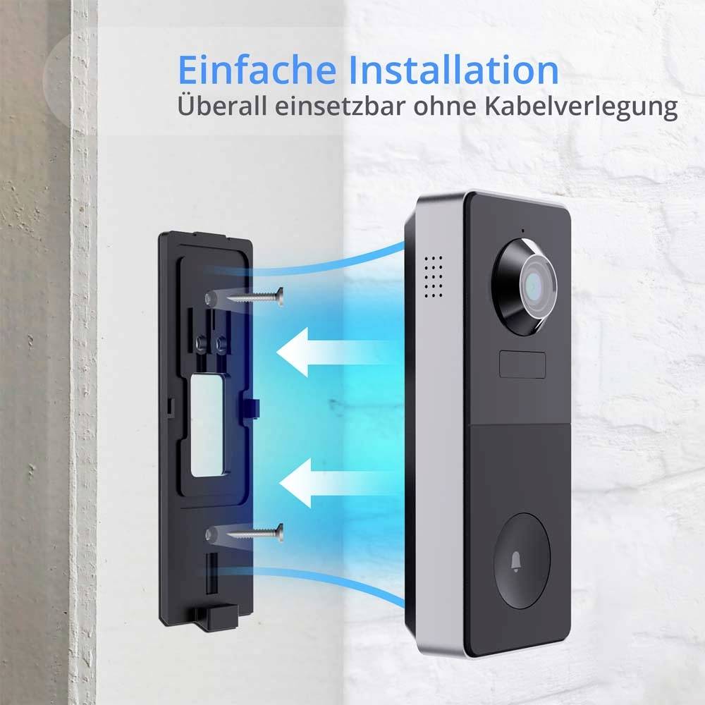 Arenti VBELL1 Video-Türsprechanlage WLAN Komplett-Set