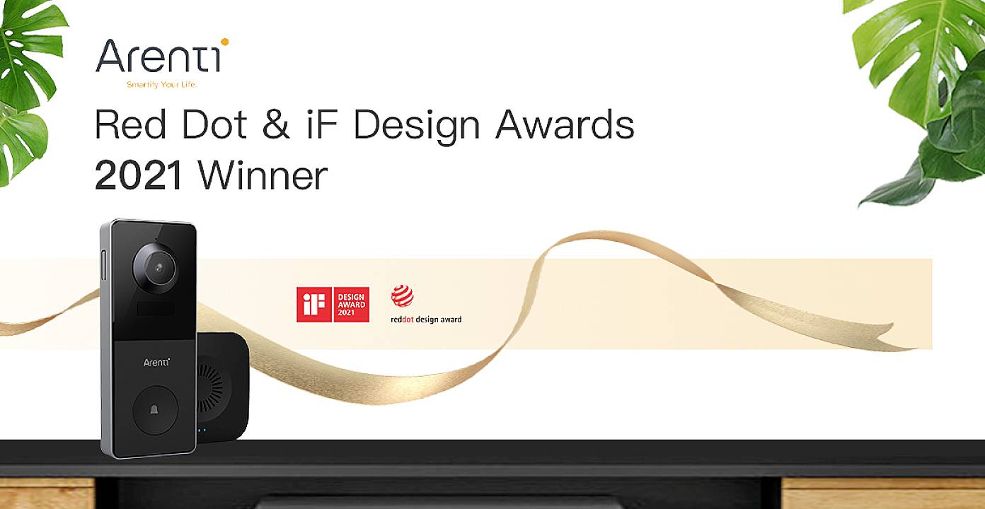 Arenti VBELL1 Video-Türsprechanlage WLAN Komplett-Set