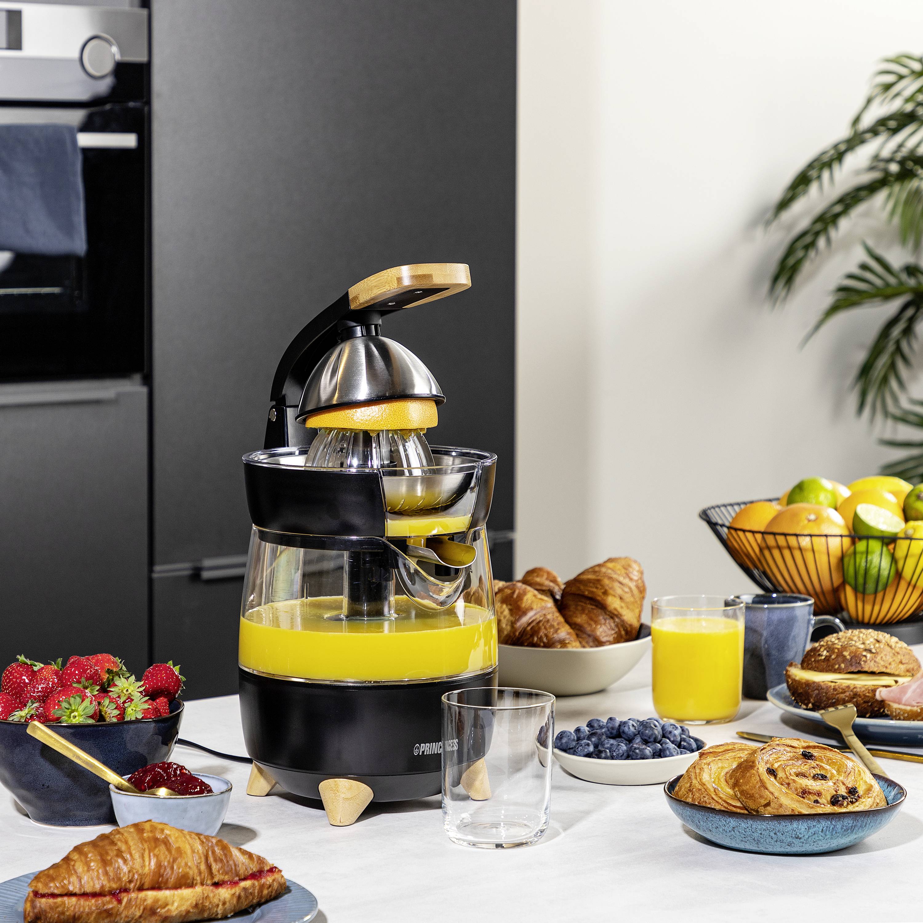 Princess Zitruspresse Pur 300W BPA-frei Schwarz (matt)