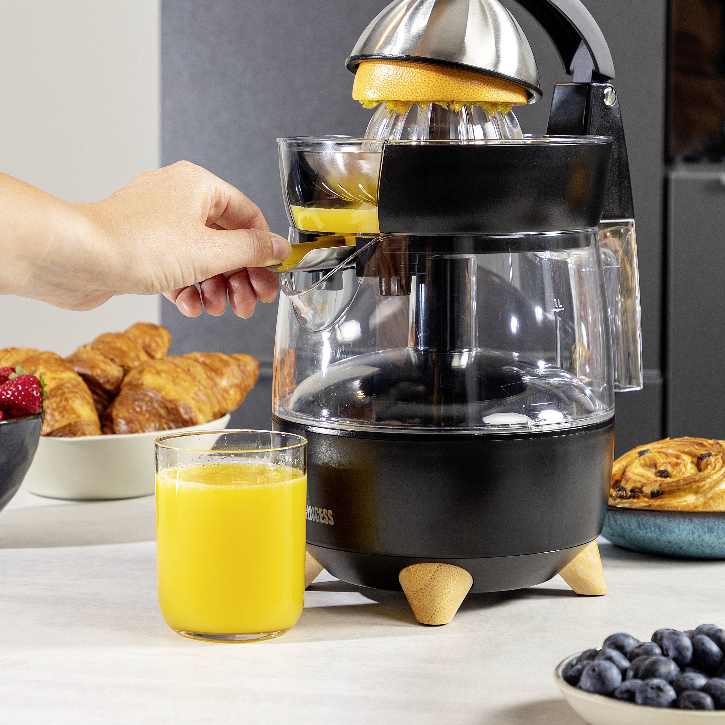 Princess Zitruspresse Pur 300W BPA-frei Schwarz (matt)