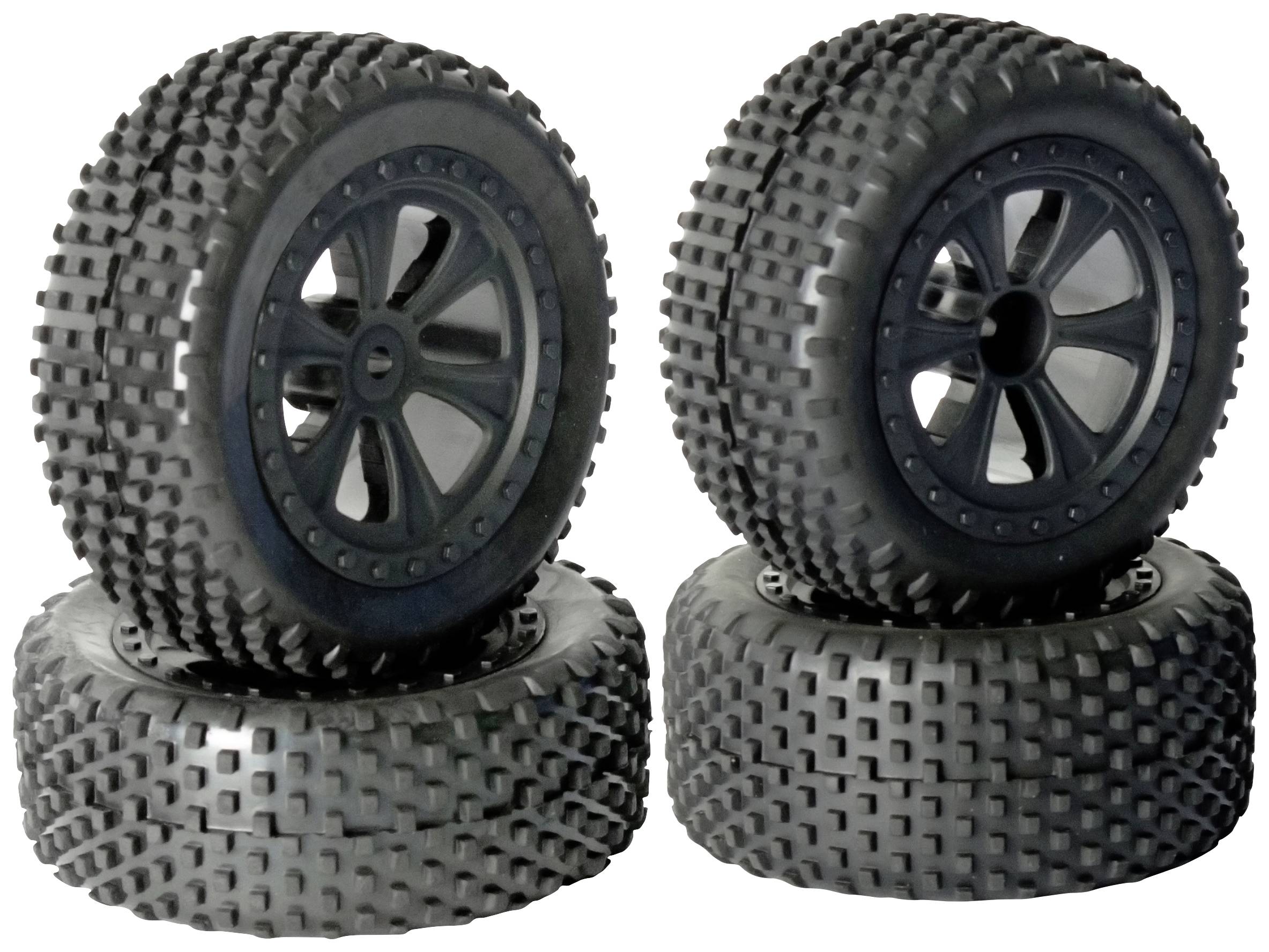 Reely RE-7577274 Ersatzteil Kompletträder vorne und hinten