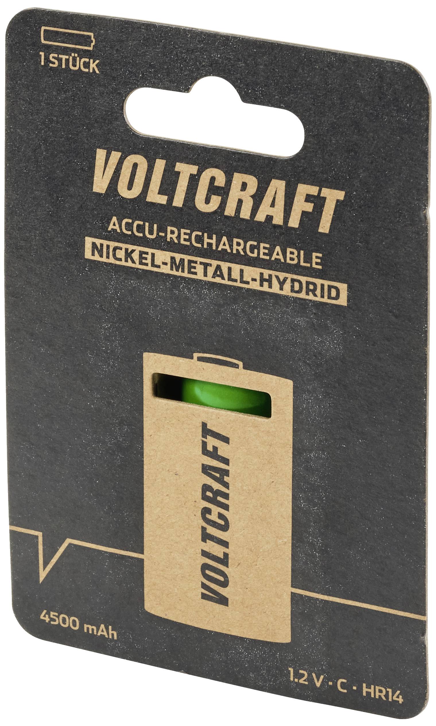 VOLTCRAFT HR14 Baby (C)-Akku NiMH 4500 mAh 1.2V 1St.