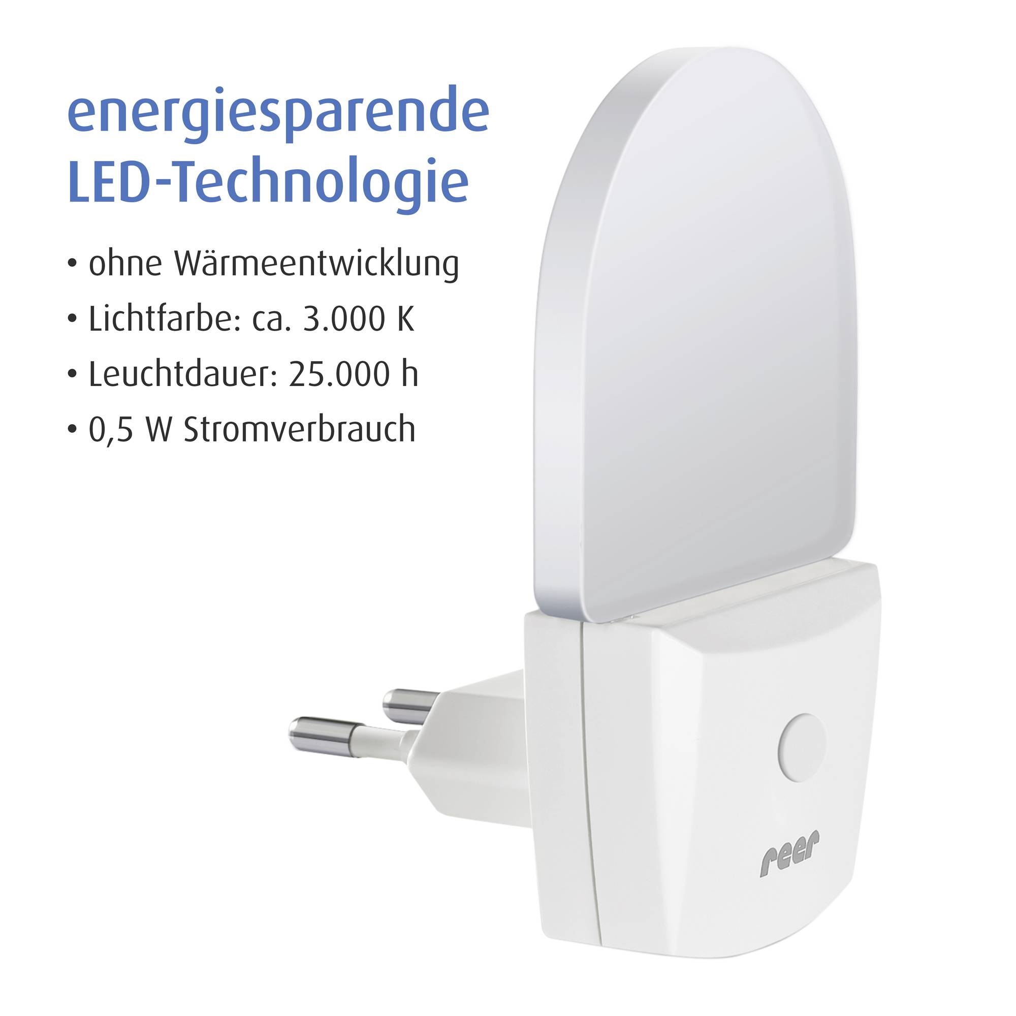 REER 52390 LED-Nachtlicht Warmweiß