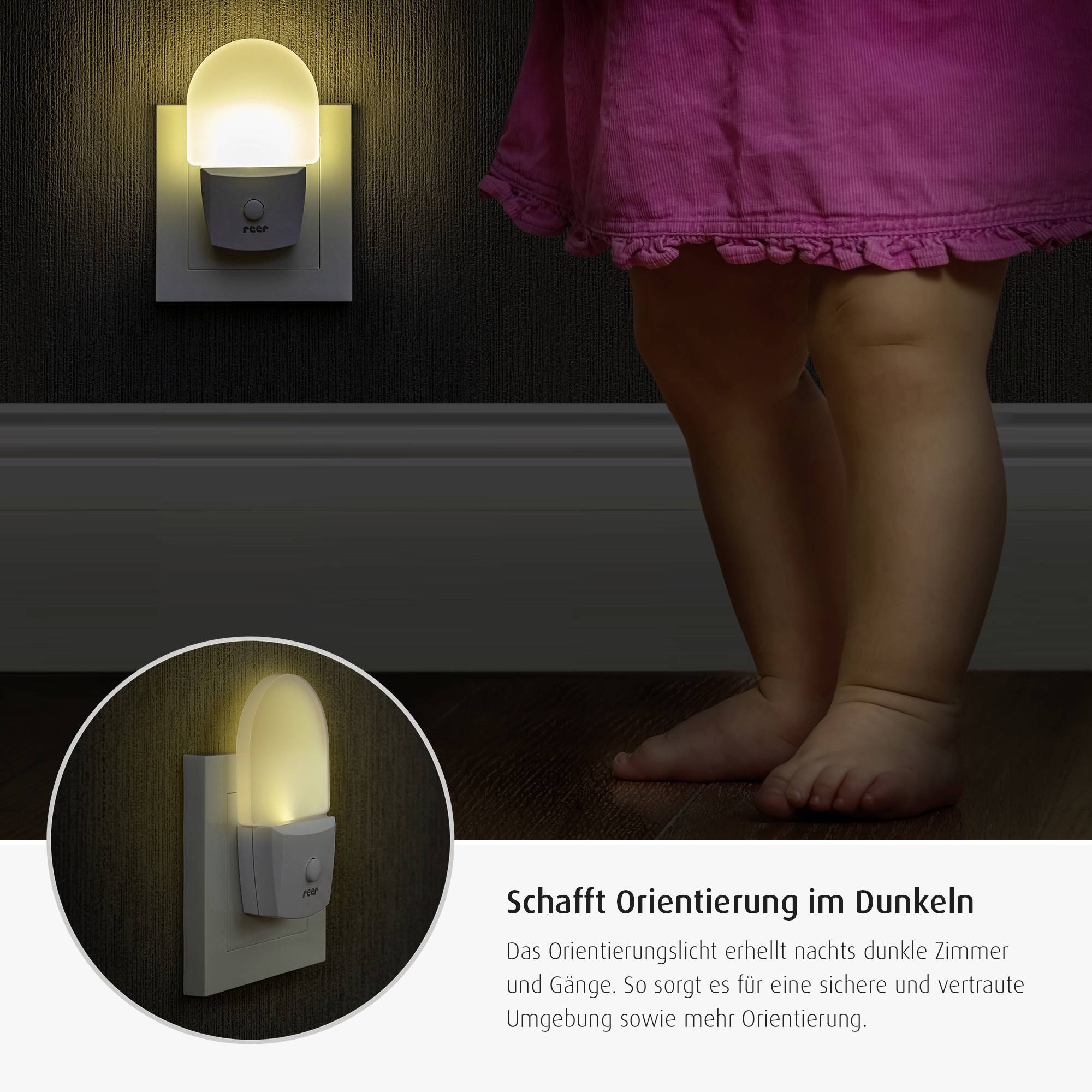 REER 52390 LED-Nachtlicht Warmweiß