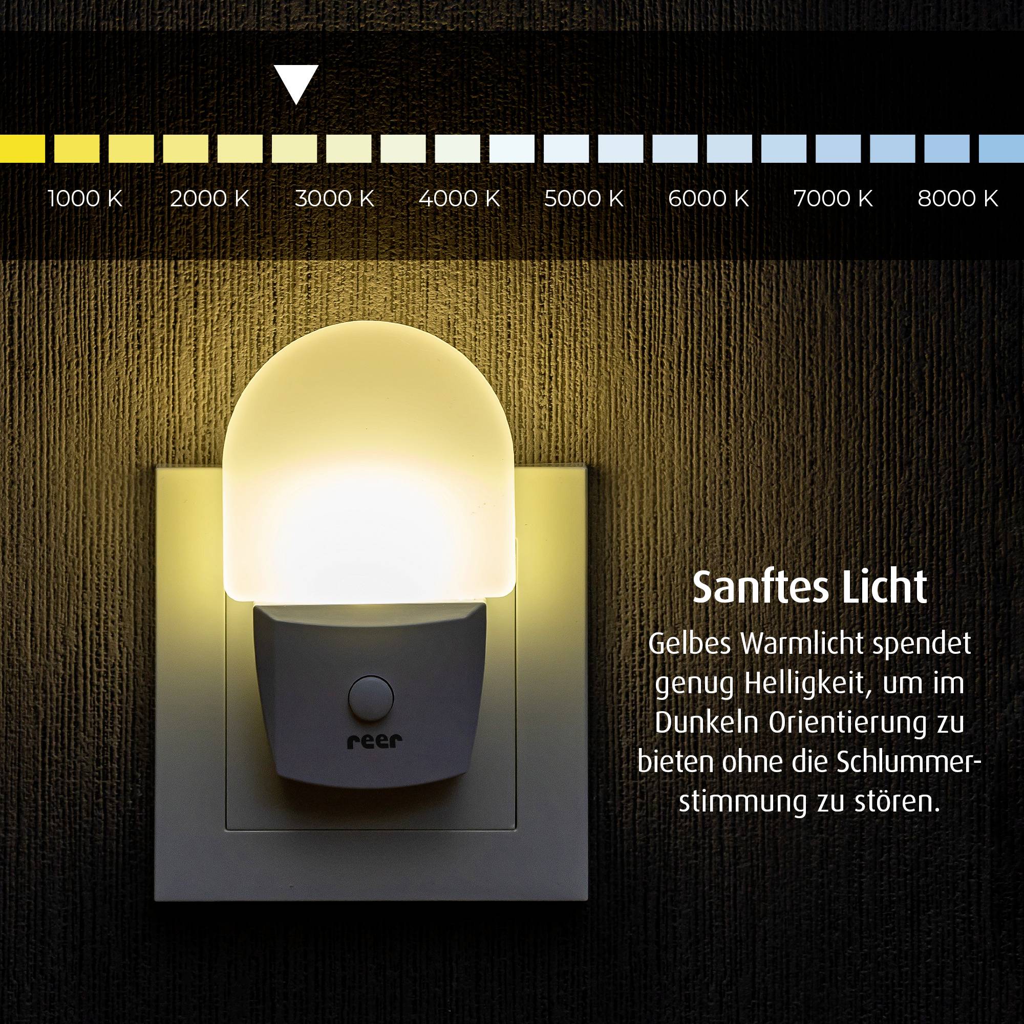 REER 52390 LED-Nachtlicht Warmweiß