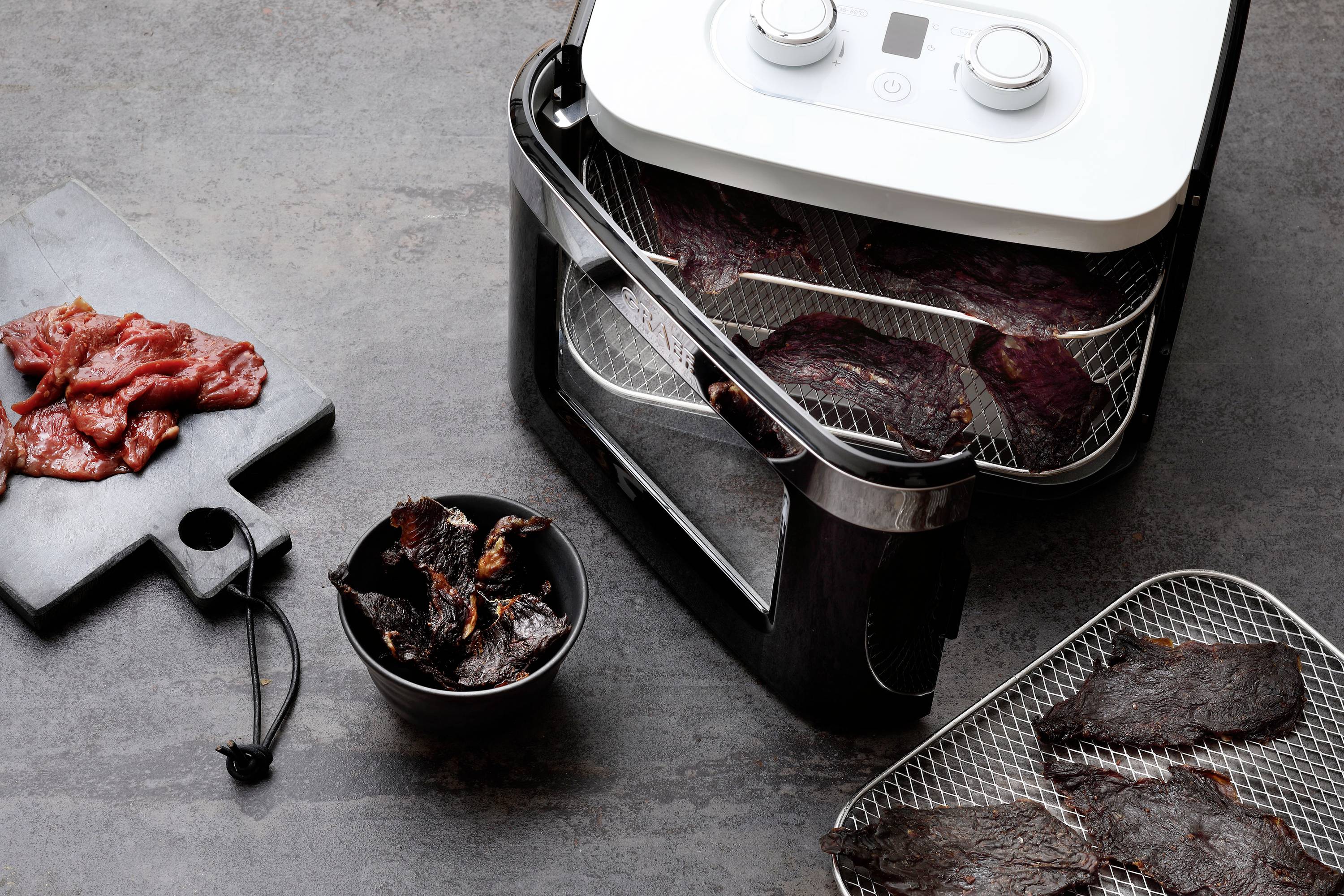 Graef DA2042EU Dörrautomat Schwarz, Silber