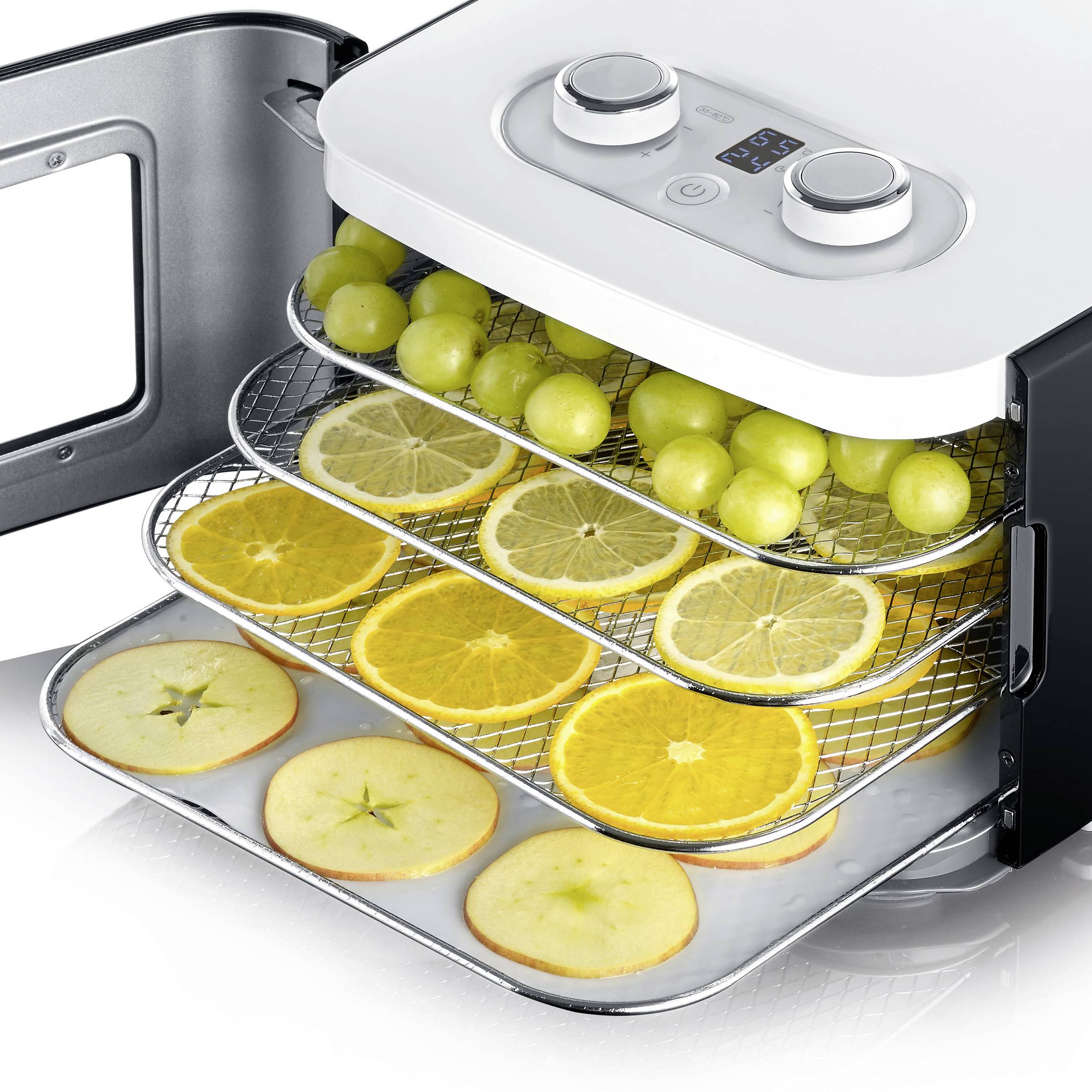 Graef DA2042EU Dörrautomat Schwarz, Silber