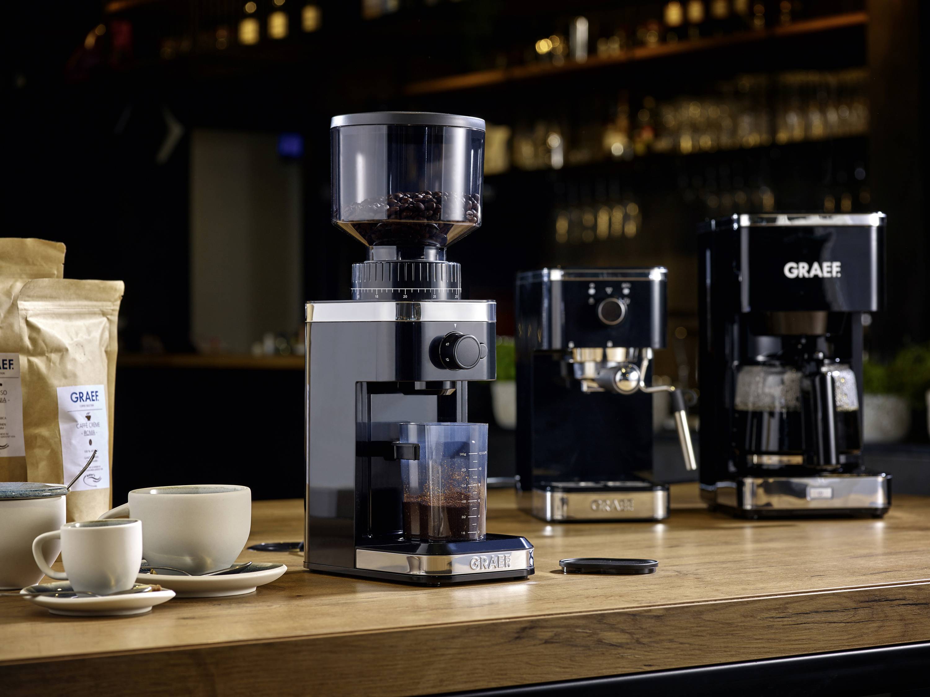 Graef CM502EU Kaffeemühle Schwarz Stahl-Kegelmahlwerk