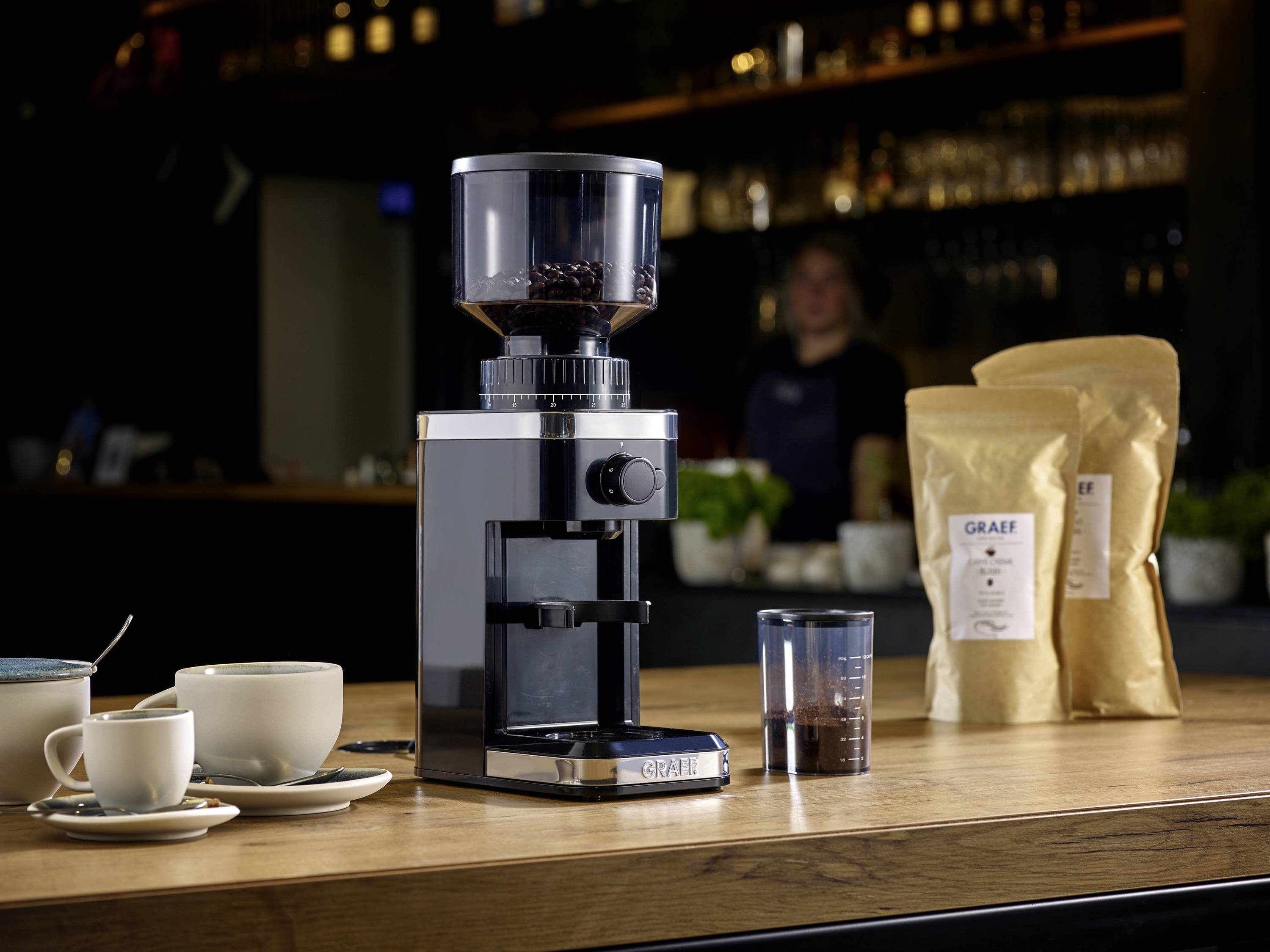 Graef CM502EU Kaffeemühle Schwarz Stahl-Kegelmahlwerk