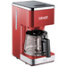 Graef FK 403 Kaffeemaschine Rot Fassungsvermögen Tassen=10 Glaskanne, Warmhaltefunktion