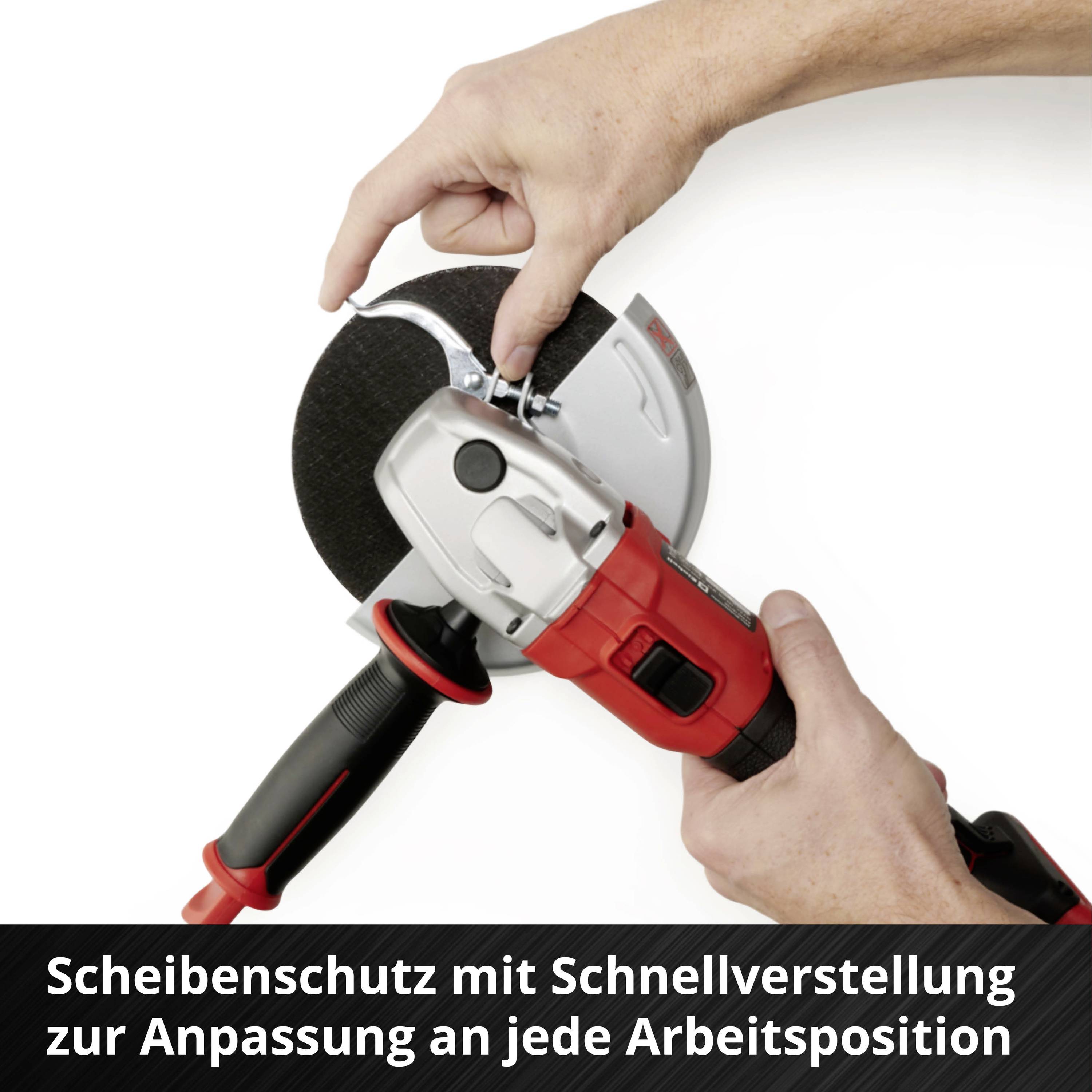 Einhell Professional AXXIO 18/150 4431144 Akku-Winkelschleifer 150mm inkl. Trennscheibe