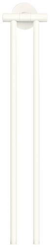 Tesa MOON WHITE Handtuchhalter 2 Handtuchstangen Klebstoff Metall