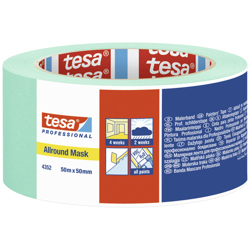 Tesa ALLROUND MASK 04352-00004-00 Kreppband Mint (L x B) 50 m x 50 mm 1 St.