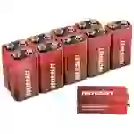 VOLTCRAFT 6LR61 9 V Block-Batterie Alkali-Mangan 550 mAh 9 V 10 St. VOLTCRAFT 6LR61 9 V Block-Batterie Alkali-Mangan 550 mAh 9 V 10 St.