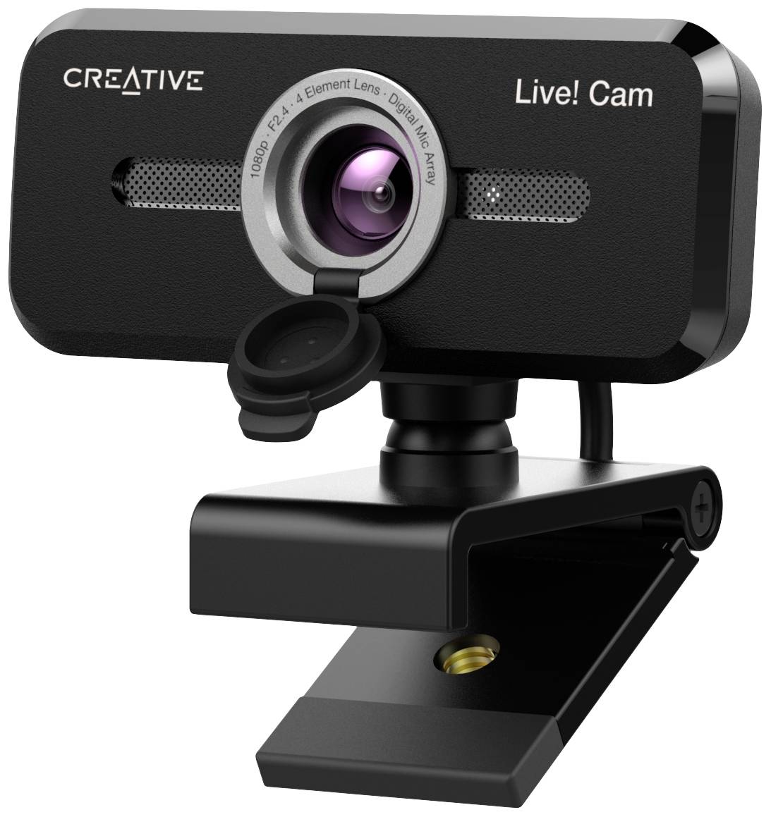 Creative LIVE Cam Sync 1080P V2 Full HD-Webcam 1920 x 1080 Pixel Klemm-Halterung