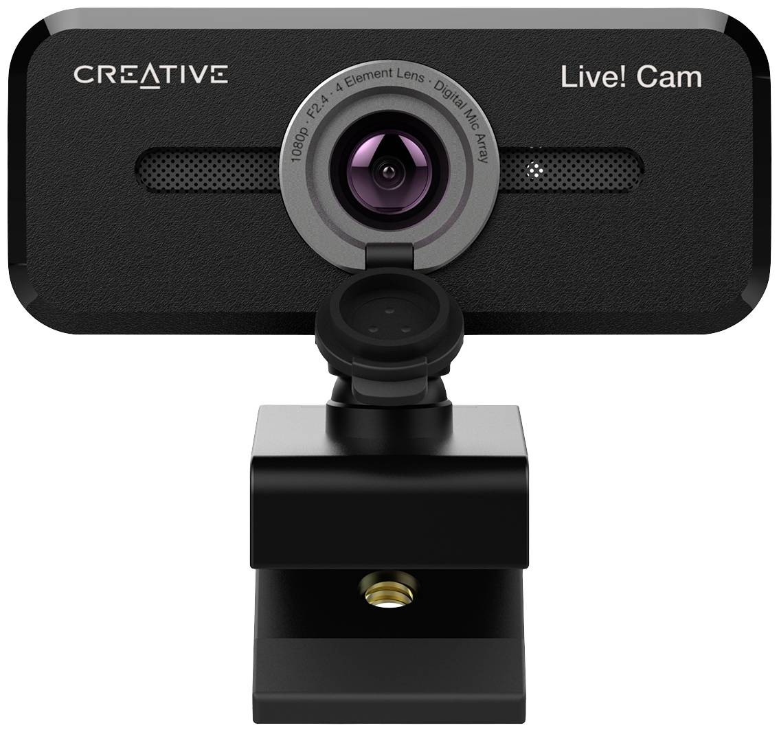 Creative LIVE Cam Sync 1080P V2 Full HD-Webcam 1920 x 1080 Pixel Klemm-Halterung