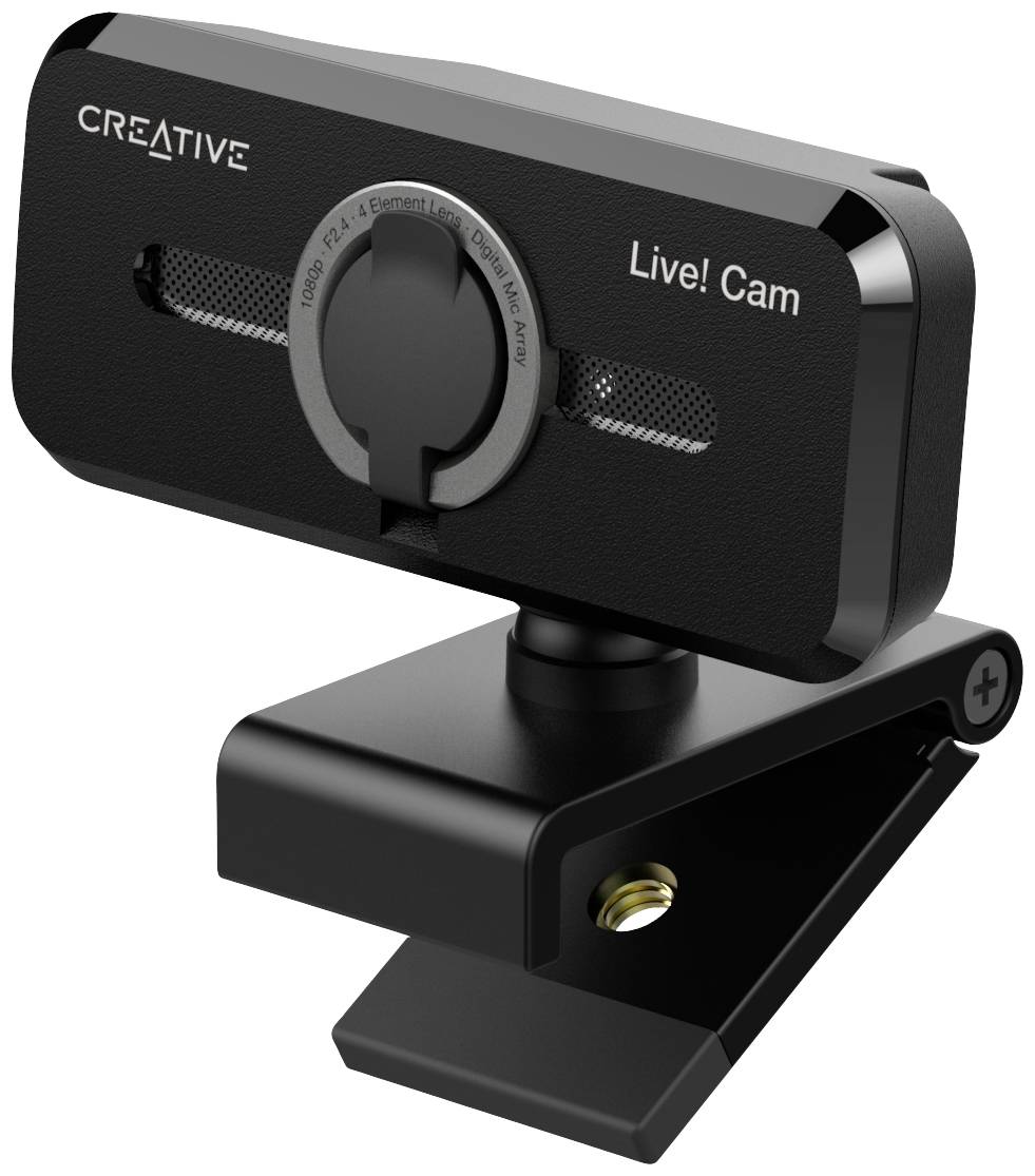 Creative LIVE Cam Sync 1080P V2 Full HD-Webcam 1920 x 1080 Pixel Klemm-Halterung