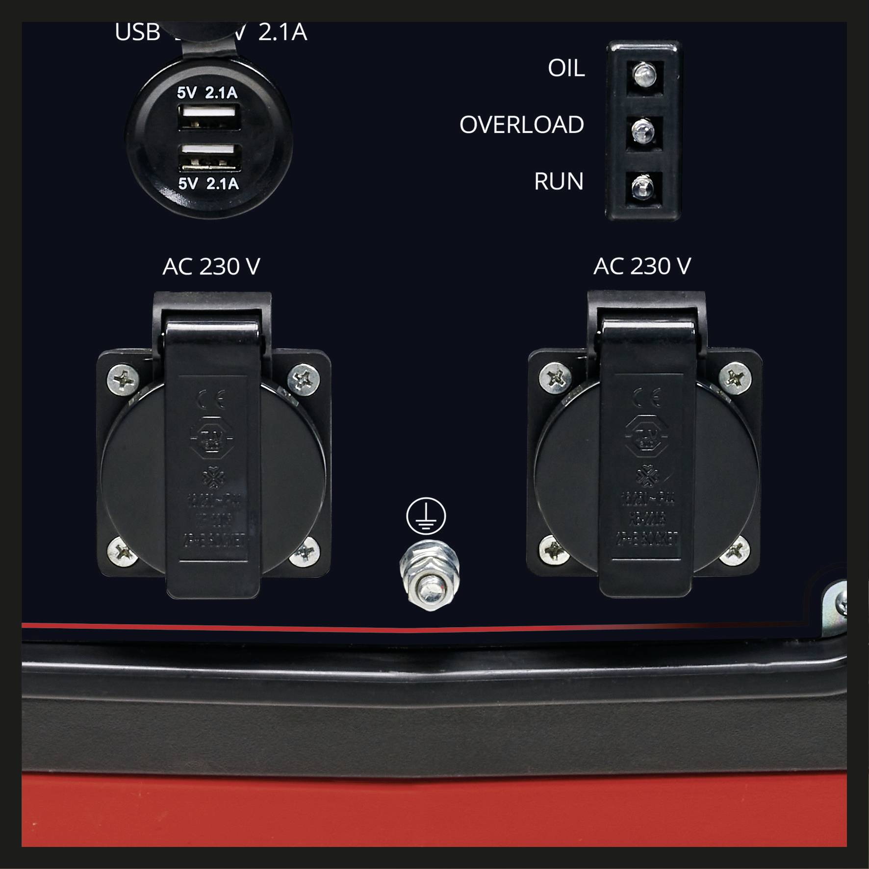 Einhell TC-IG 2000 4-Takt Inverter-Stromerzeuger 230V 21.5kg 1800W