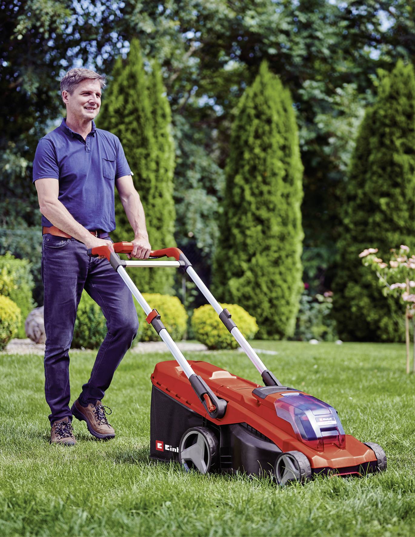 Einhell Power X-Change RASARRO 36/42 (2x4.0Ah) Akku Rasenmäher inkl. Akku, inkl. Ladegerät 18V Schnittbreite (max.) 42cm