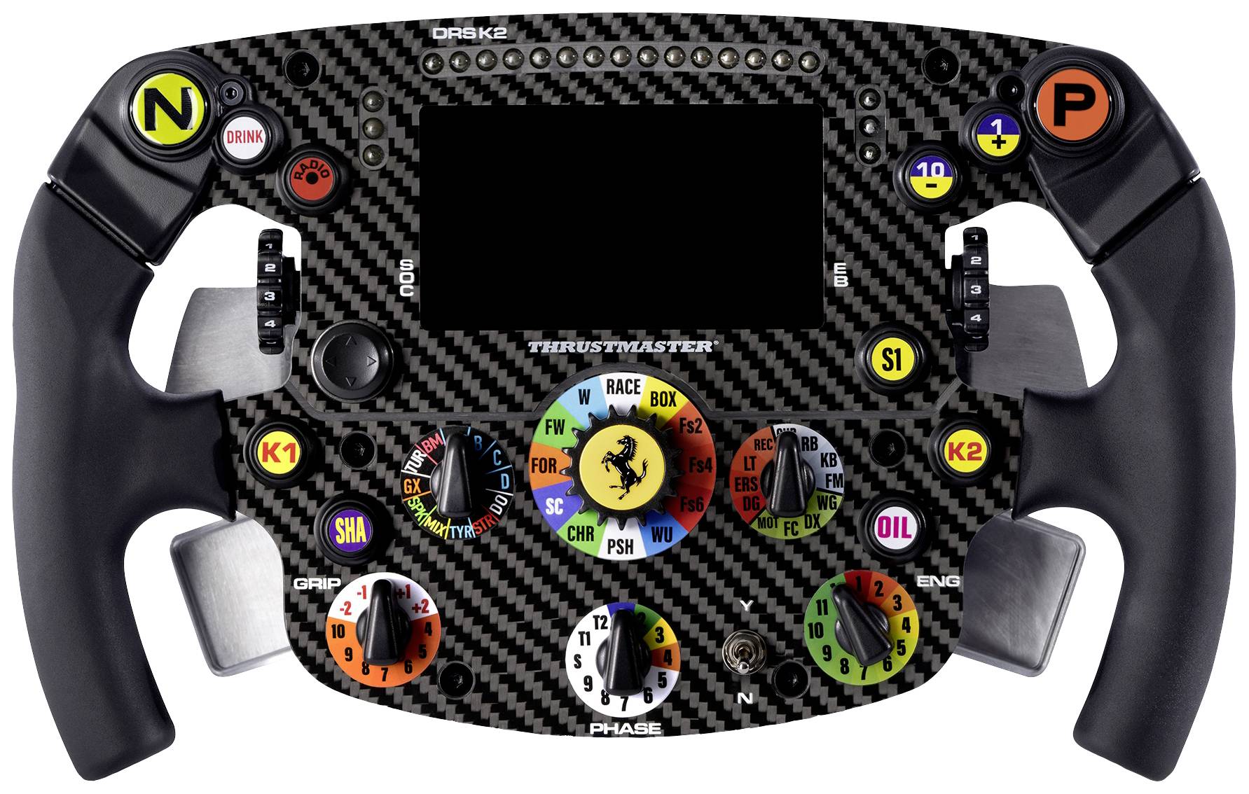 Thrustmaster Formula Wheel Add-On Ferrari SF1000 Edition Lenkrad Add-On PC, PlayStation 5, PlayStation 4 Schwarz